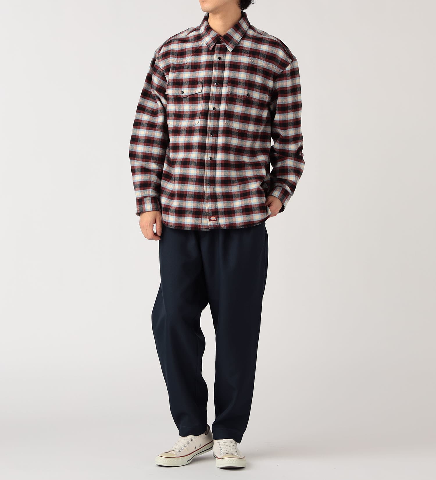 Dickies(ディッキーズ)のフランネルシャツ|トップス/シャツ/ブラウス/メンズ|ブラック