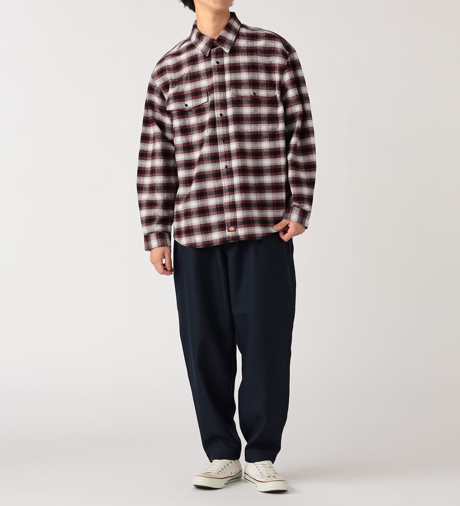 Dickies(ディッキーズ)のフランネルシャツ|トップス/シャツ/ブラウス/メンズ|ブラック