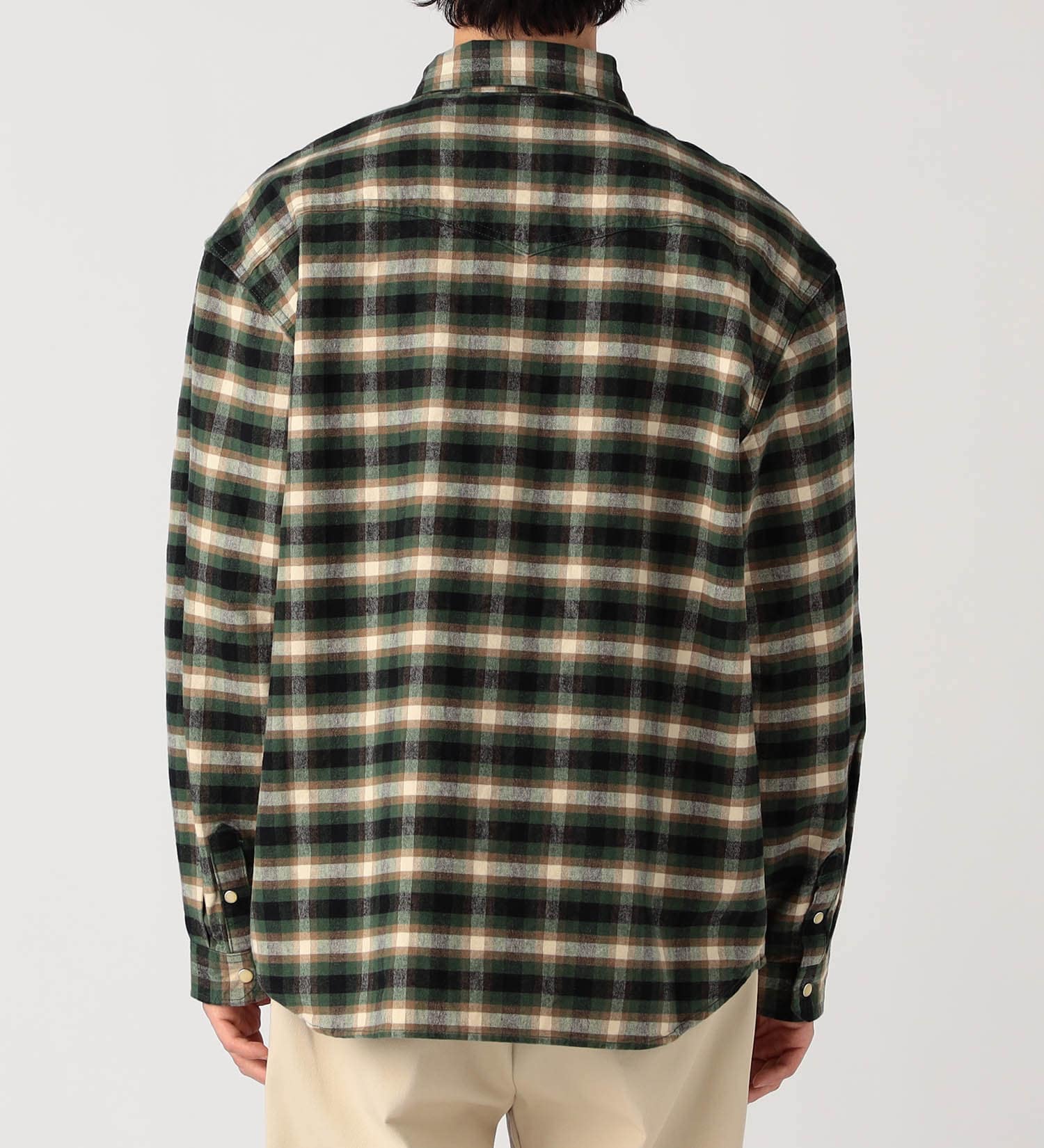 Dickies(ディッキーズ)のフランネルシャツ|トップス/シャツ/ブラウス/メンズ|グリーン