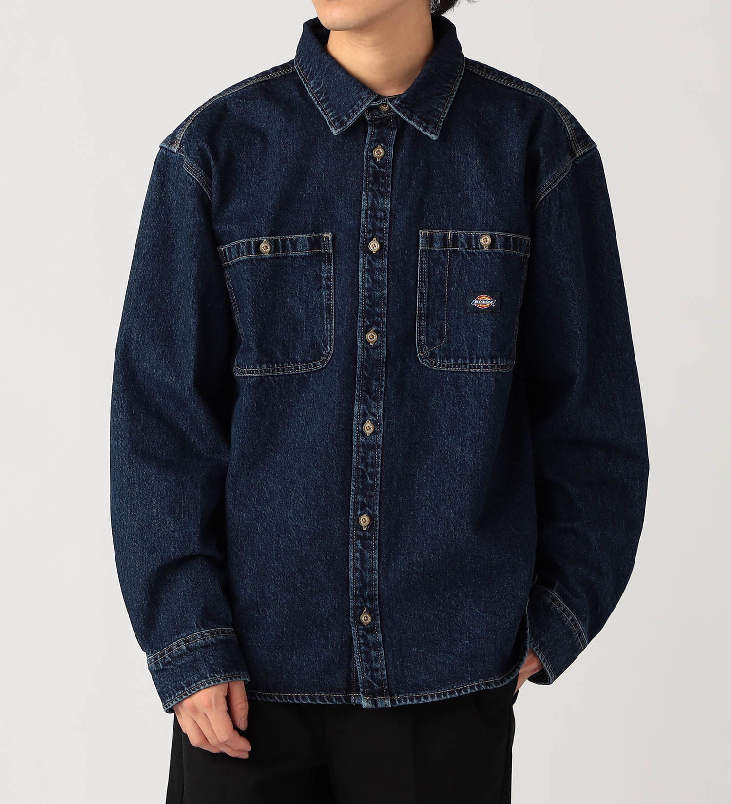 Dickies(ディッキーズ)のメカニックシャツ|トップス/シャツ/ブラウス/メンズ|インディゴブルー