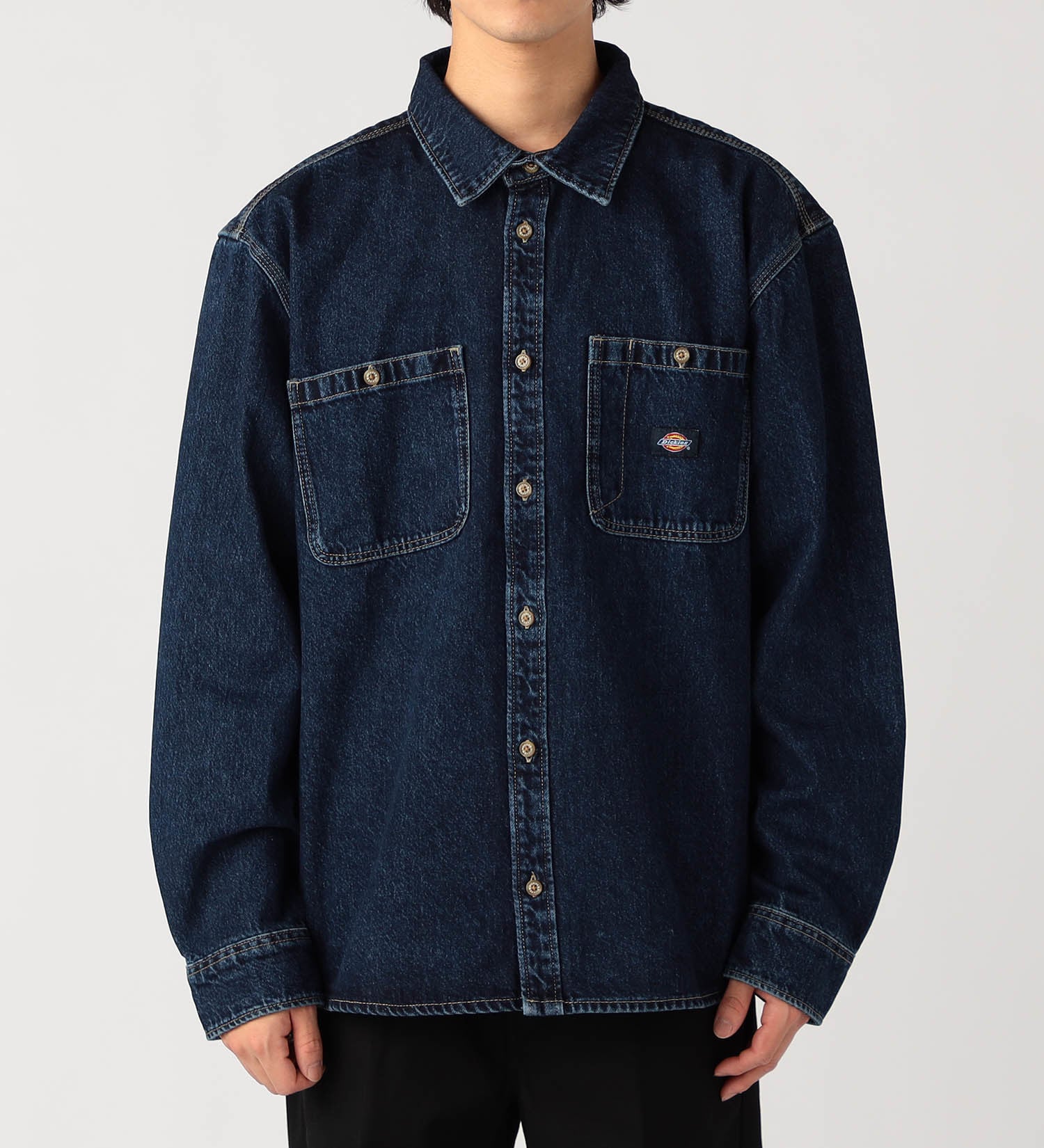 Dickies(ディッキーズ)のメカニックシャツ|トップス/シャツ/ブラウス/メンズ|インディゴブルー