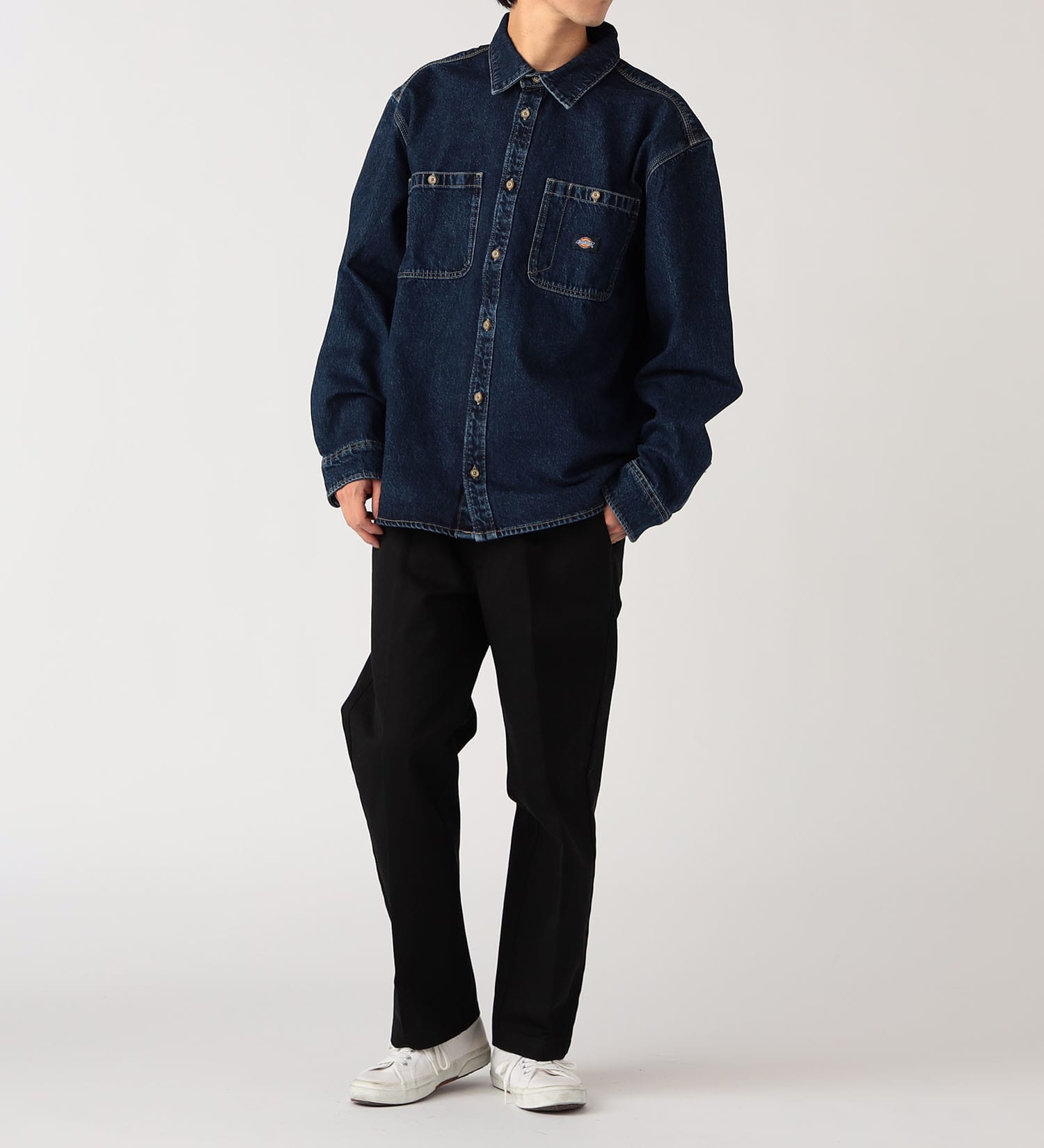 Dickies(ディッキーズ)のメカニックシャツ|トップス/シャツ/ブラウス/メンズ|インディゴブルー