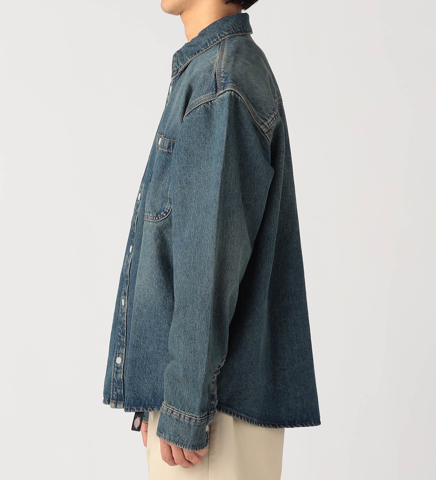 Dickies(ディッキーズ)のメカニックシャツ|トップス/シャツ/ブラウス/メンズ|中色ブルー