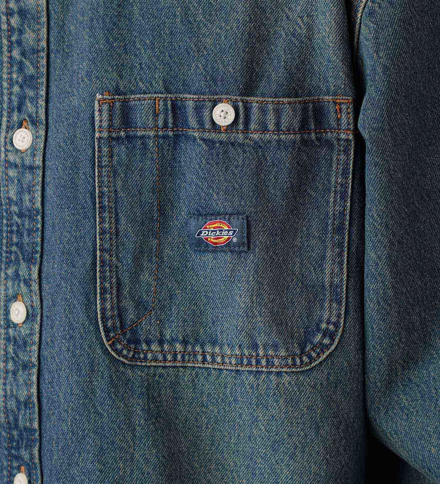 Dickies(ディッキーズ)のメカニックシャツ|トップス/シャツ/ブラウス/メンズ|中色ブルー