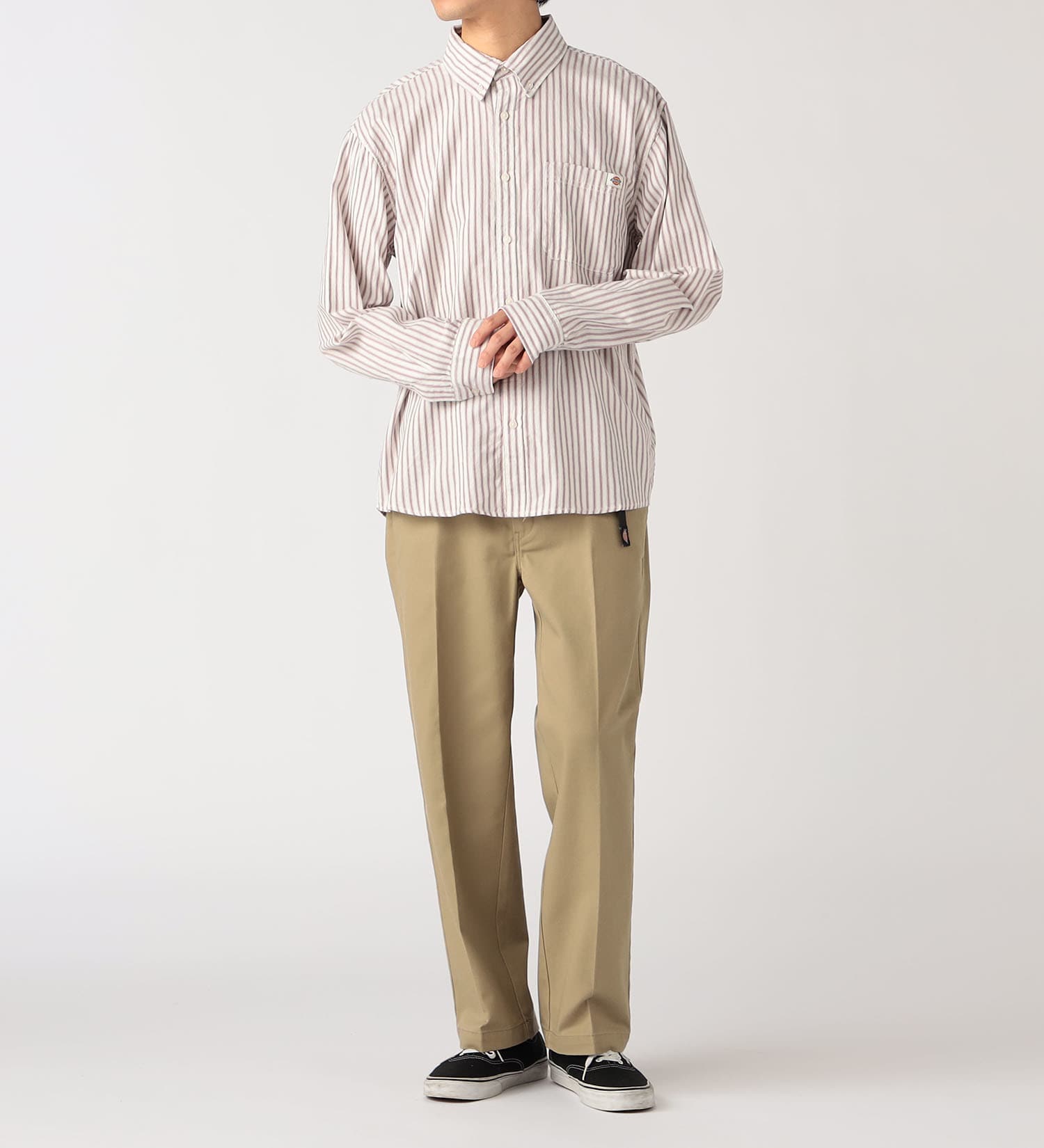 Dickies(ディッキーズ)のオックスフォードダウンシャツ|トップス/シャツ/ブラウス/メンズ|アイボリー