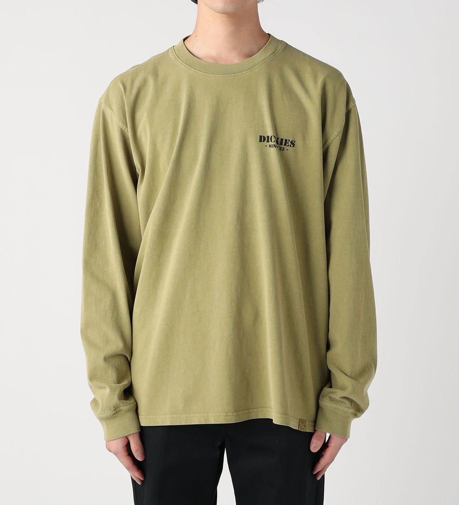 Dickies(ディッキーズ)のロングスリーブグラフィックTシャツ|トップス/Tシャツ/カットソー/メンズ|カーキ