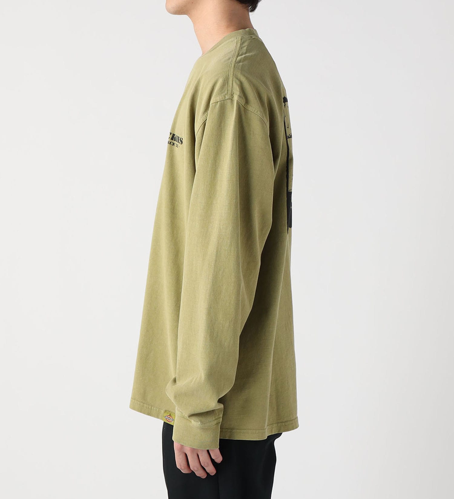 Dickies(ディッキーズ)のロングスリーブグラフィックTシャツ|トップス/Tシャツ/カットソー/メンズ|カーキ