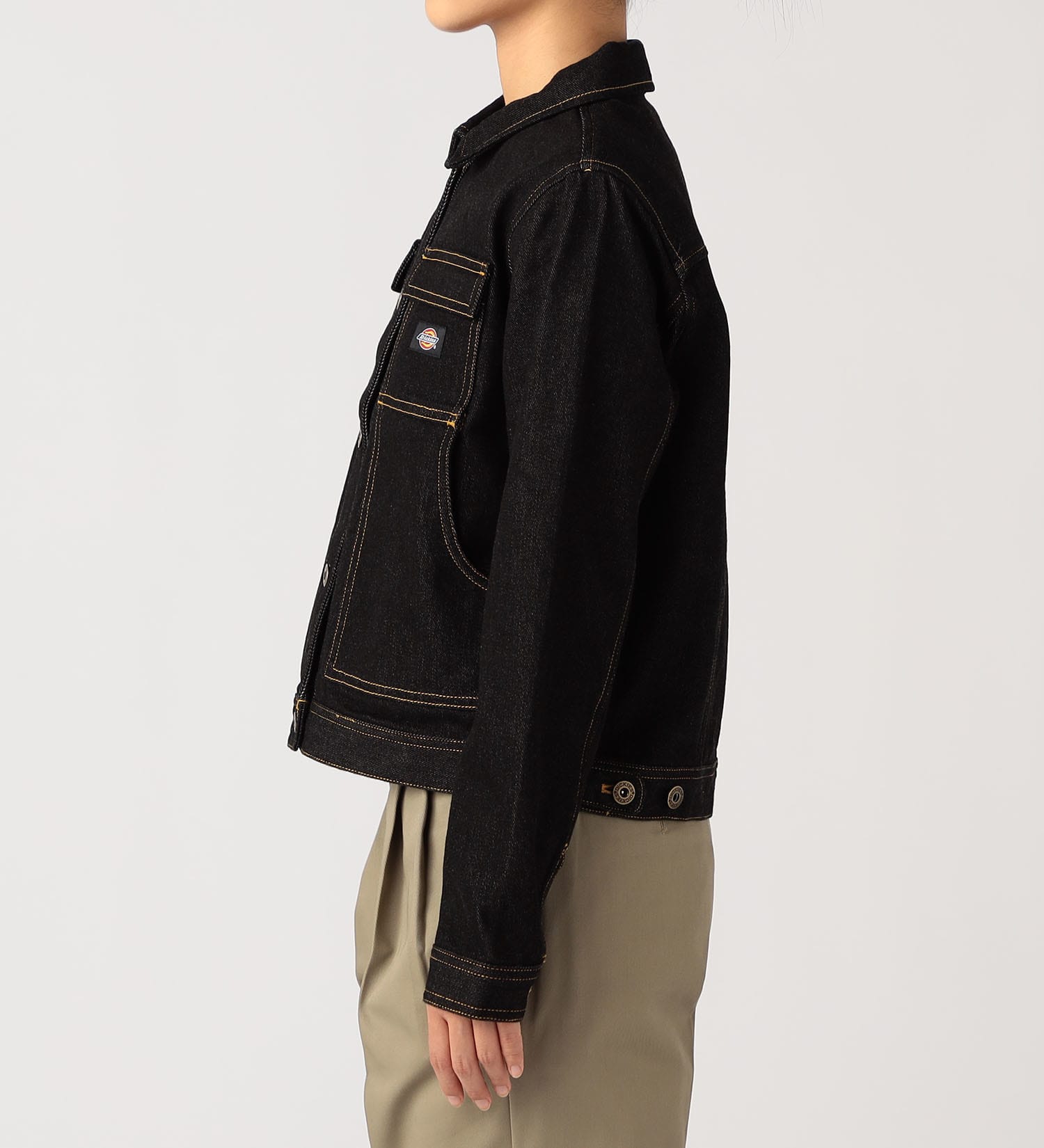Dickies(ディッキーズ)のデニムジャケット|ジャケット/アウター/デニムジャケット/レディース|ブラックデニム