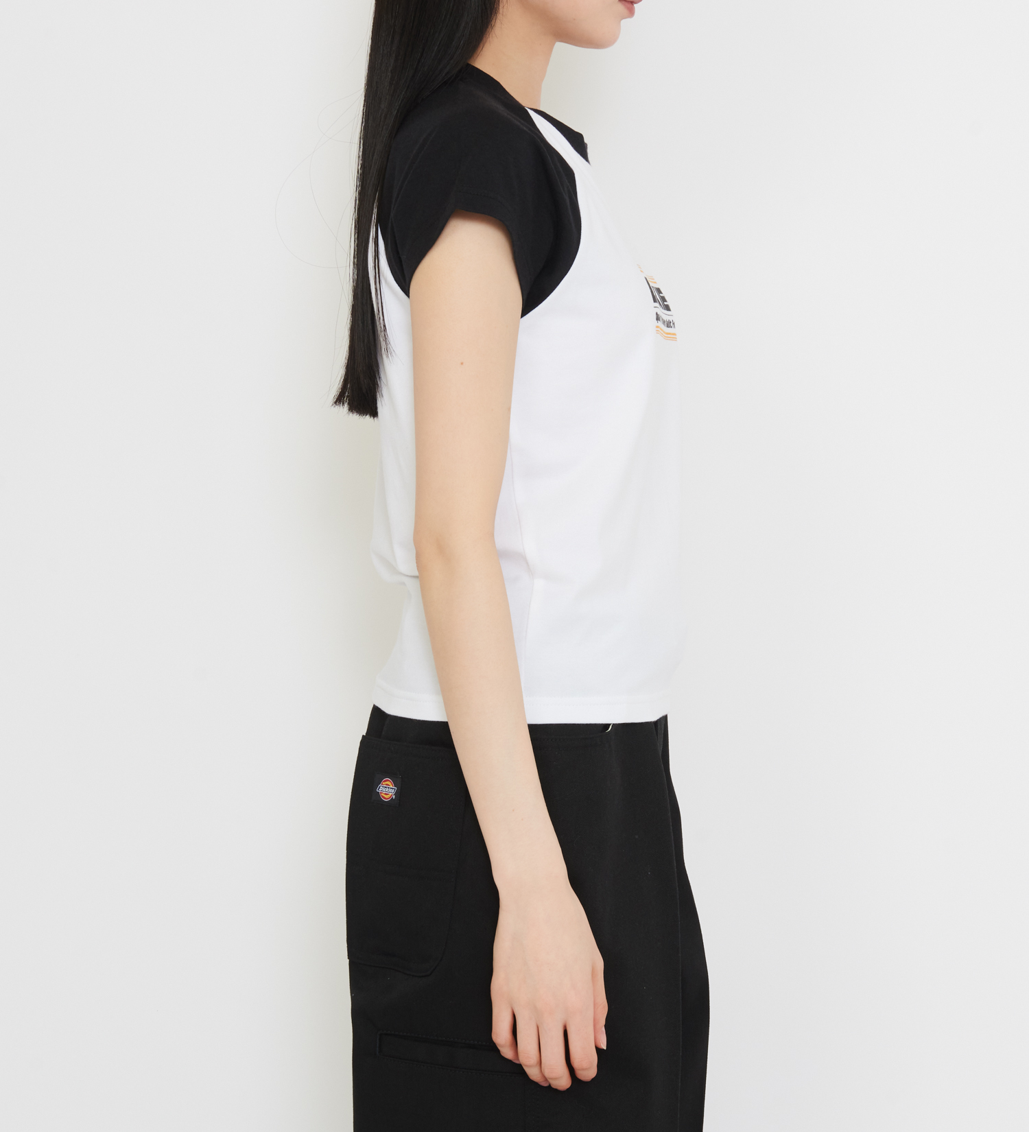 Dickies(ディッキーズ)のダービー ラグランTシャツ 半袖|トップス/Tシャツ/カットソー/レディース|ホワイト