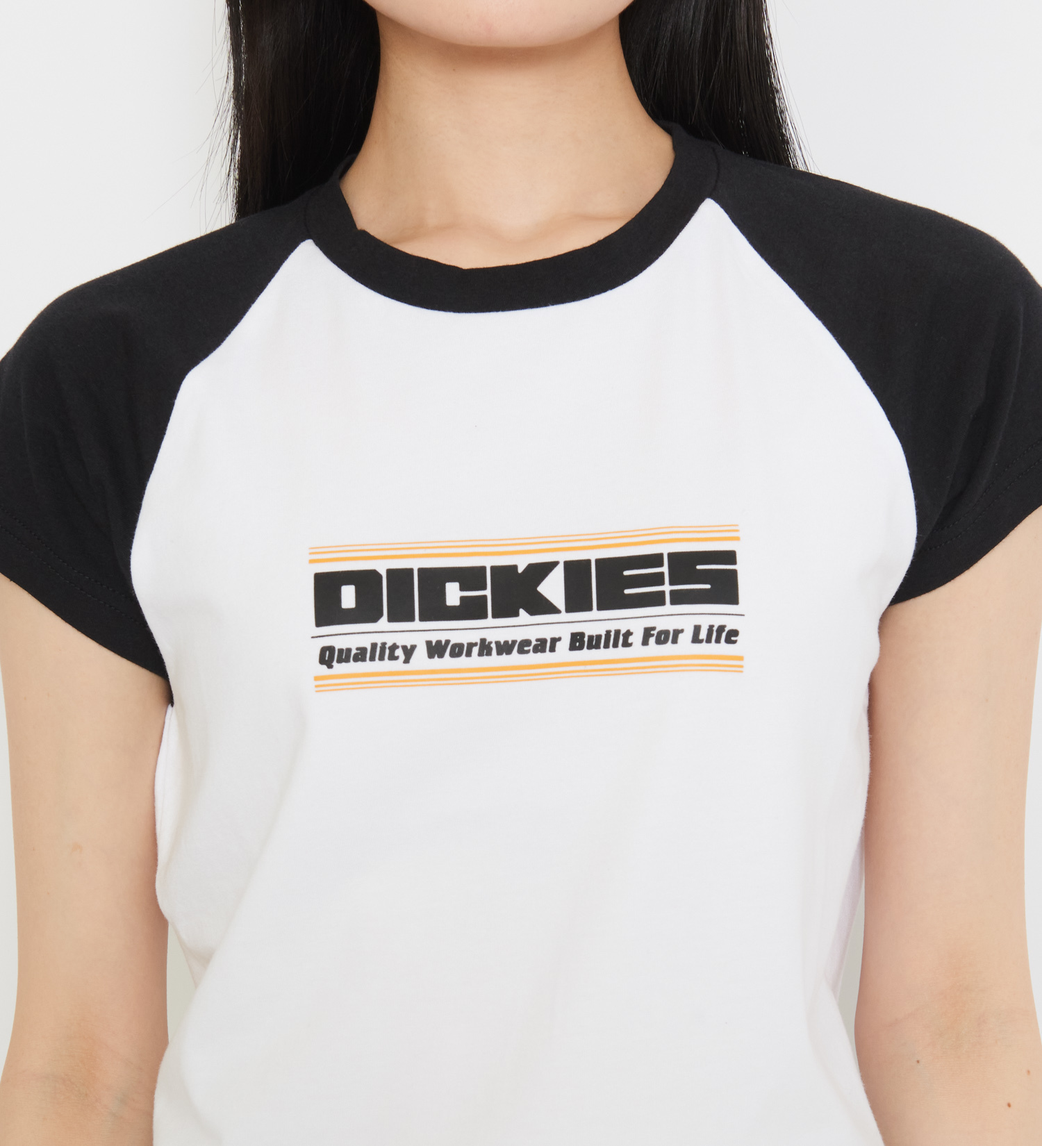 Dickies(ディッキーズ)のダービー ラグランTシャツ 半袖|トップス/Tシャツ/カットソー/レディース|ホワイト