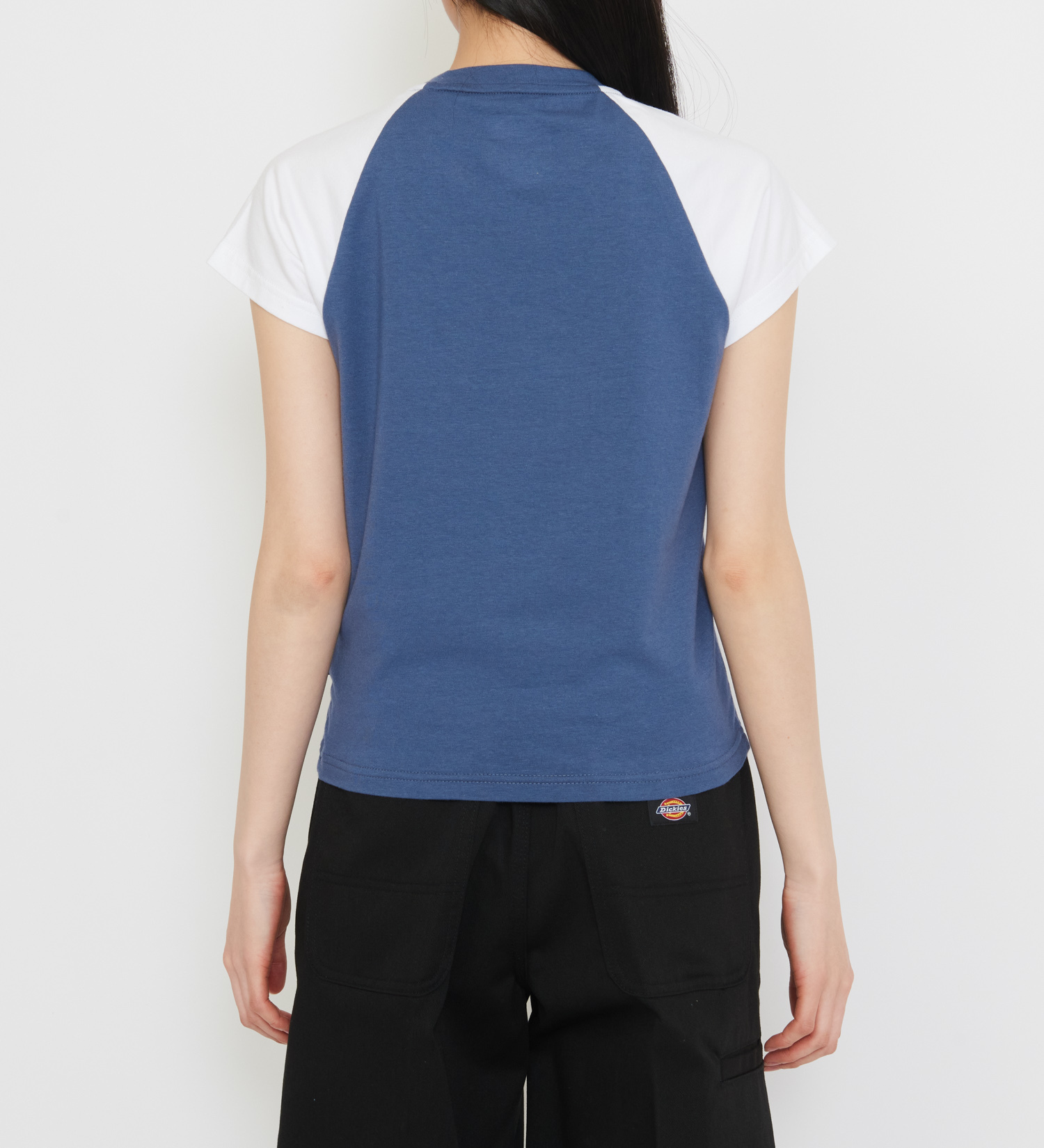 Dickies(ディッキーズ)のダービー ラグランTシャツ 半袖|トップス/Tシャツ/カットソー/レディース|ブルー