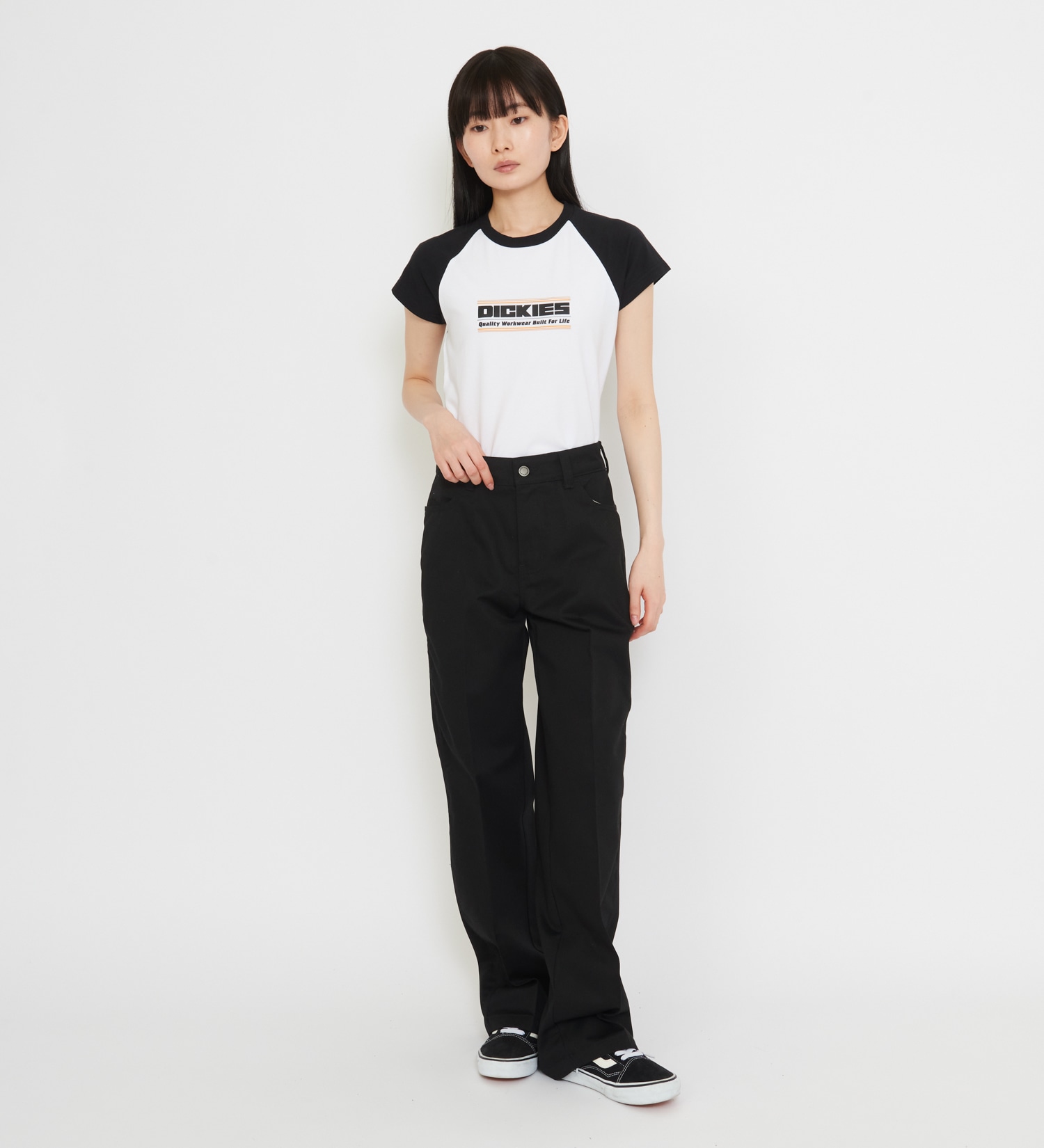 Dickies(ディッキーズ)のユニオン ルーズ ストレートパンツ|パンツ/パンツ/レディース|ブラック