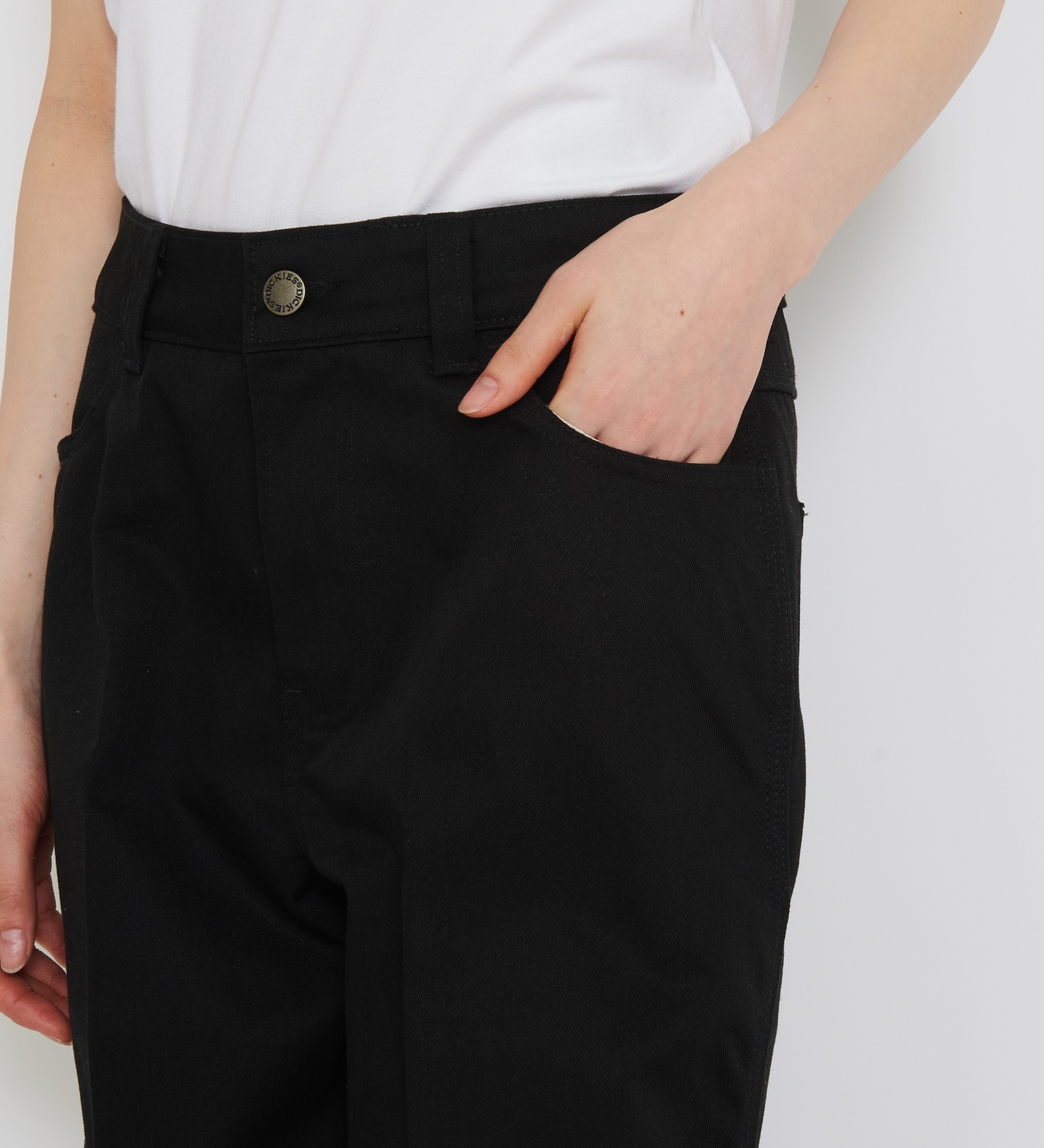 Dickies(ディッキーズ)のユニオン ルーズ ストレートパンツ|パンツ/パンツ/レディース|ブラック