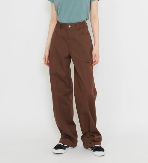 Dickies(ディッキーズ)のユニオン ルーズ ストレートパンツ|パンツ/パンツ/レディース|ブラウン