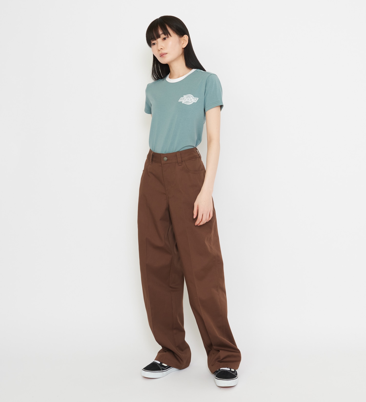 Dickies(ディッキーズ)のユニオン ルーズ ストレートパンツ|パンツ/パンツ/レディース|ブラウン