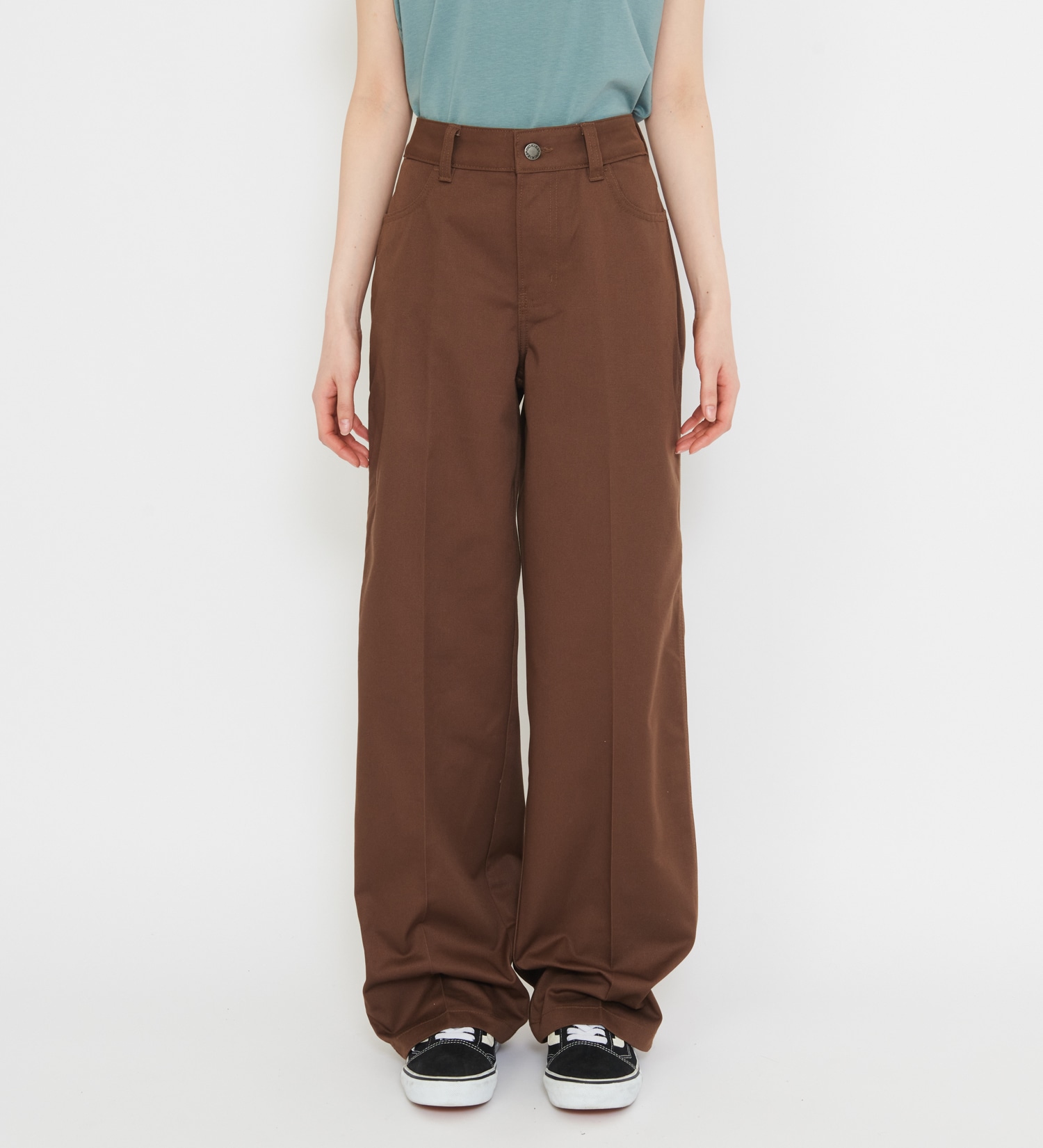 Dickies(ディッキーズ)のユニオン ルーズ ストレートパンツ|パンツ/パンツ/レディース|ブラウン