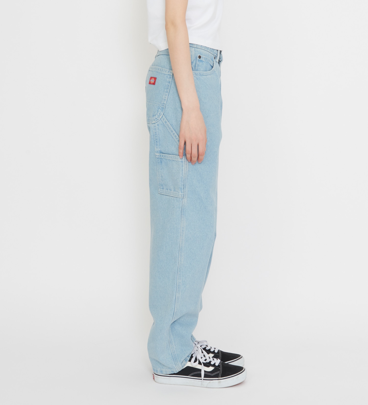 Dickies(ディッキーズ)の1993 ハイウエスト テーパードカーペンターデニムパンツ|パンツ/デニムパンツ/レディース|淡色ブルー