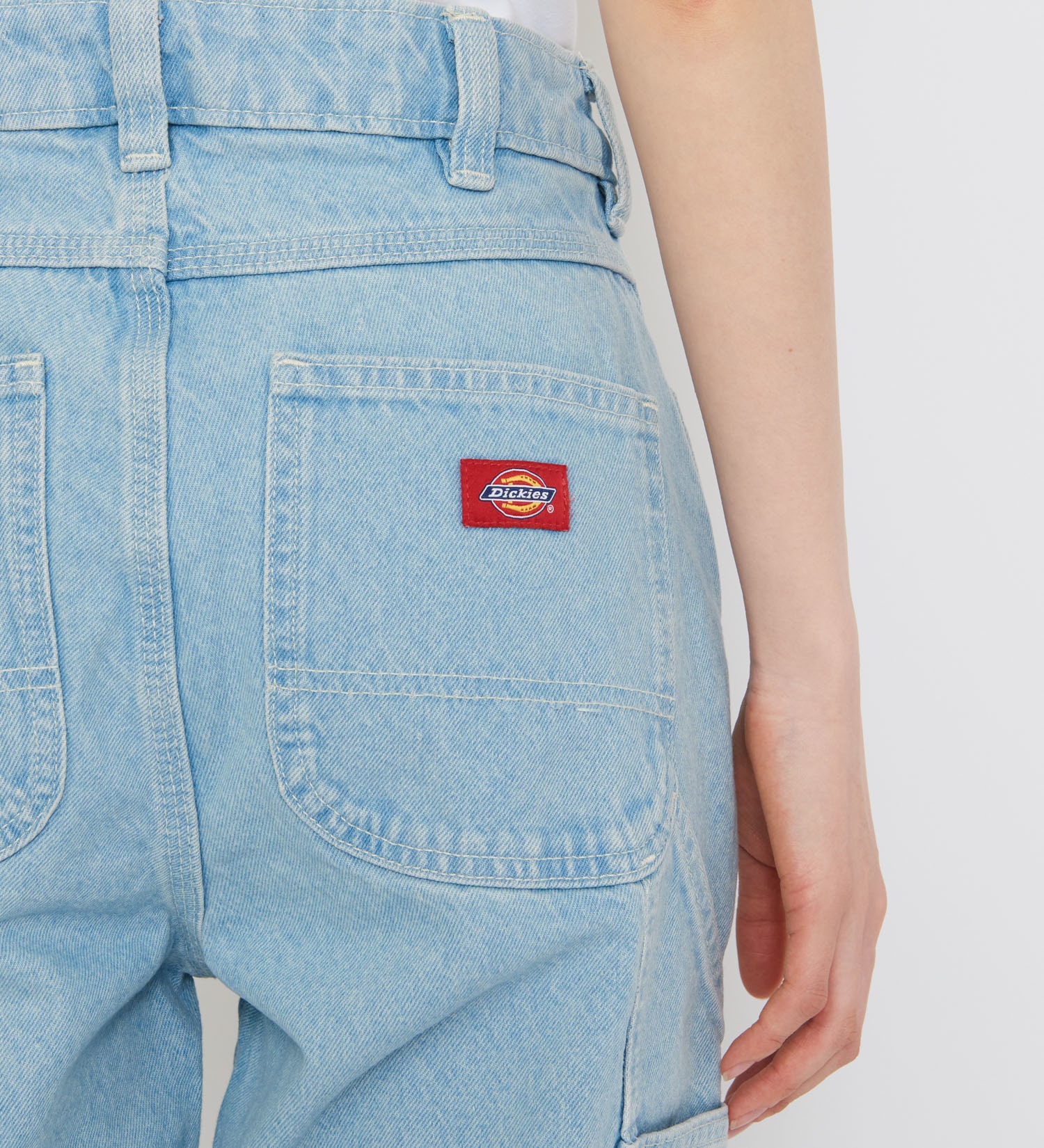 Dickies(ディッキーズ)の1993 ハイウエスト テーパードカーペンターデニムパンツ|パンツ/デニムパンツ/レディース|淡色ブルー