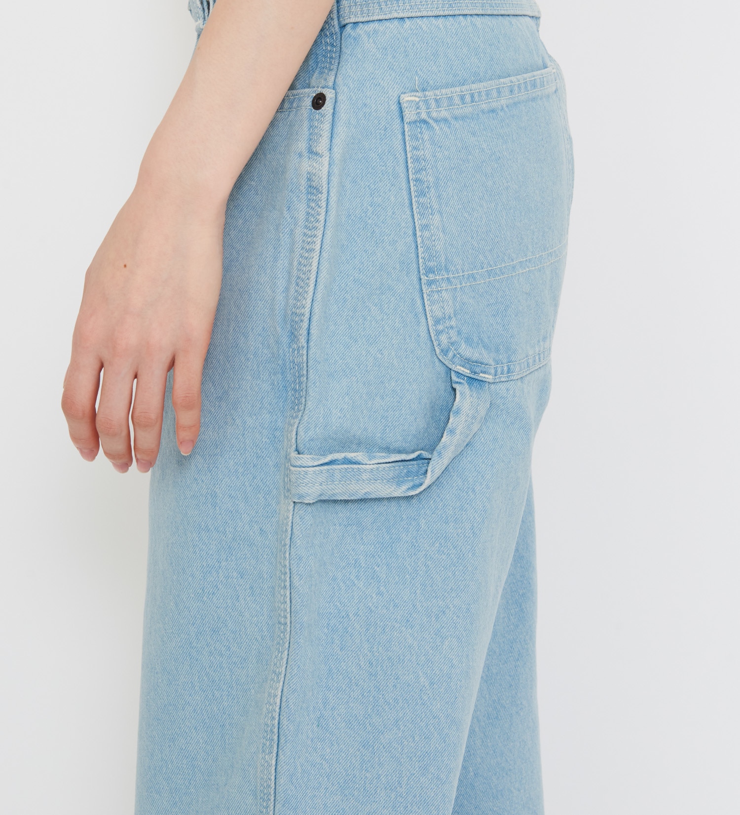 Dickies(ディッキーズ)の1993 ハイウエスト テーパードカーペンターデニムパンツ|パンツ/デニムパンツ/レディース|淡色ブルー