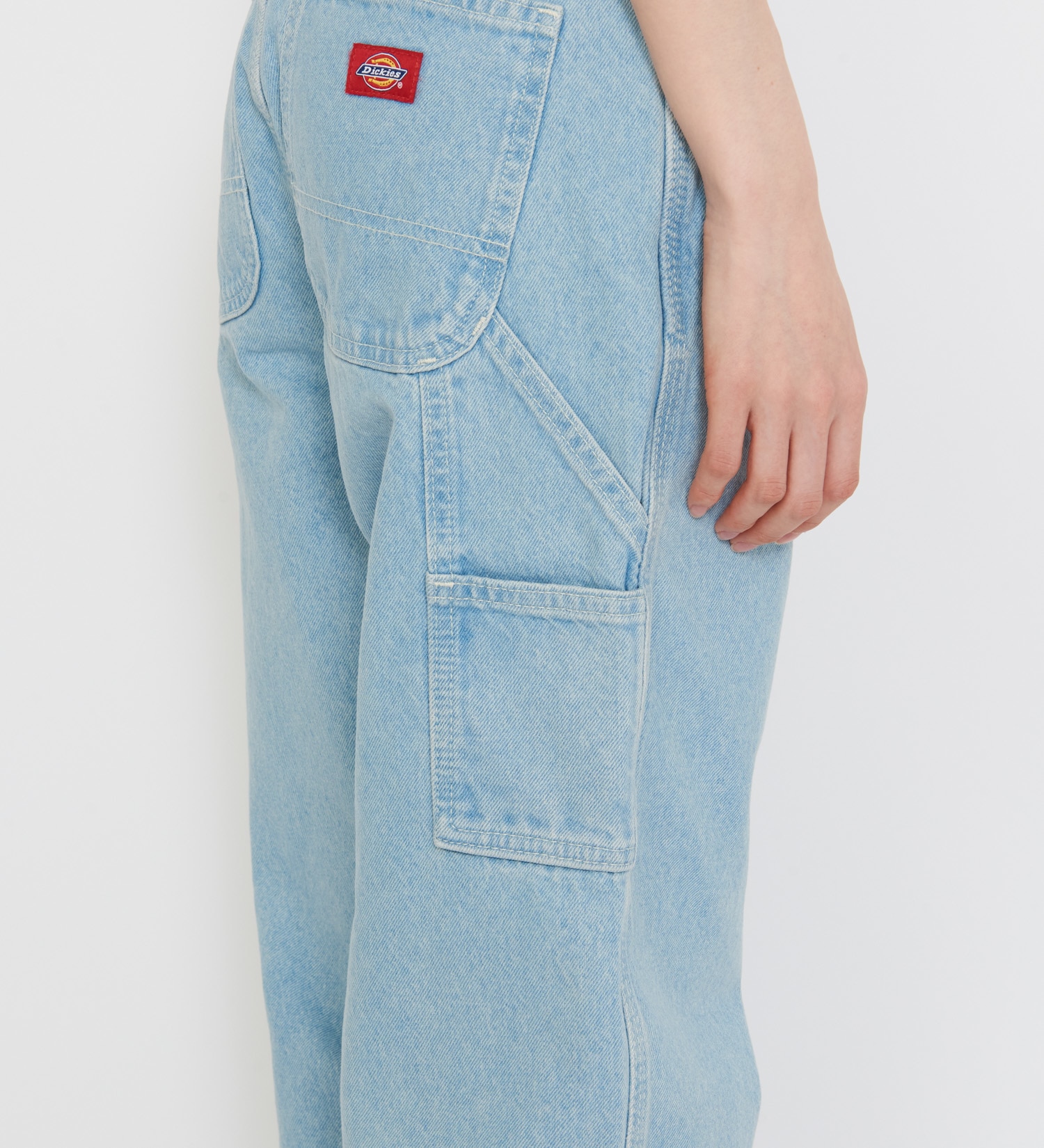 Dickies(ディッキーズ)の1993 ハイウエスト テーパードカーペンターデニムパンツ|パンツ/デニムパンツ/レディース|淡色ブルー