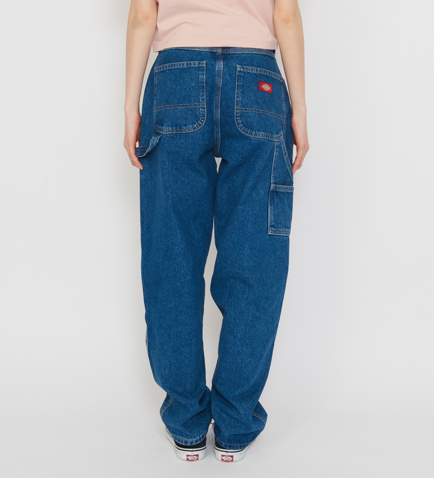 Dickies(ディッキーズ)の1993 ハイウエスト テーパードカーペンターデニムパンツ|パンツ/デニムパンツ/レディース|中色ブルー