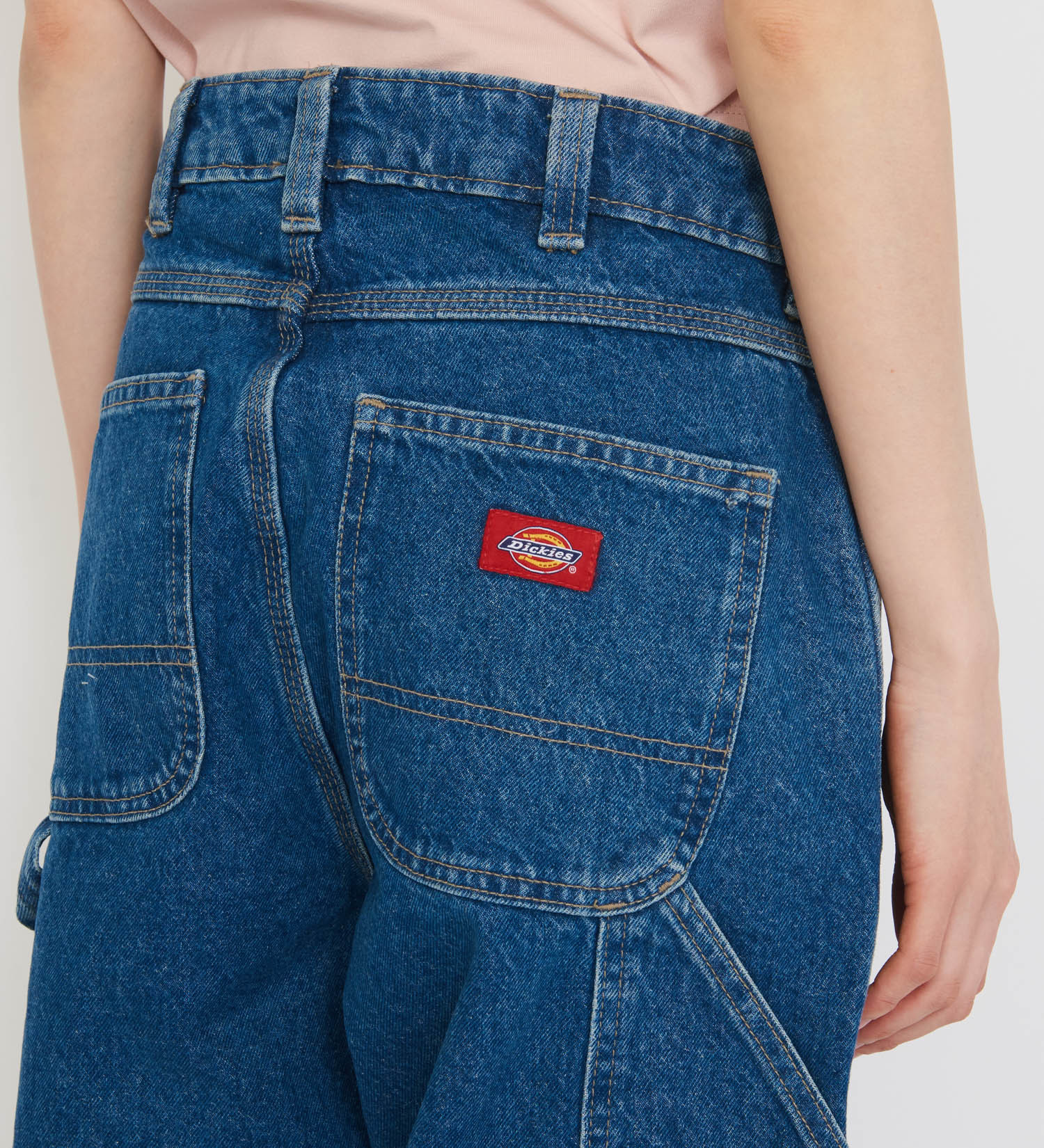 Dickies(ディッキーズ)の1993 ハイウエスト テーパードカーペンターデニムパンツ|パンツ/デニムパンツ/レディース|中色ブルー
