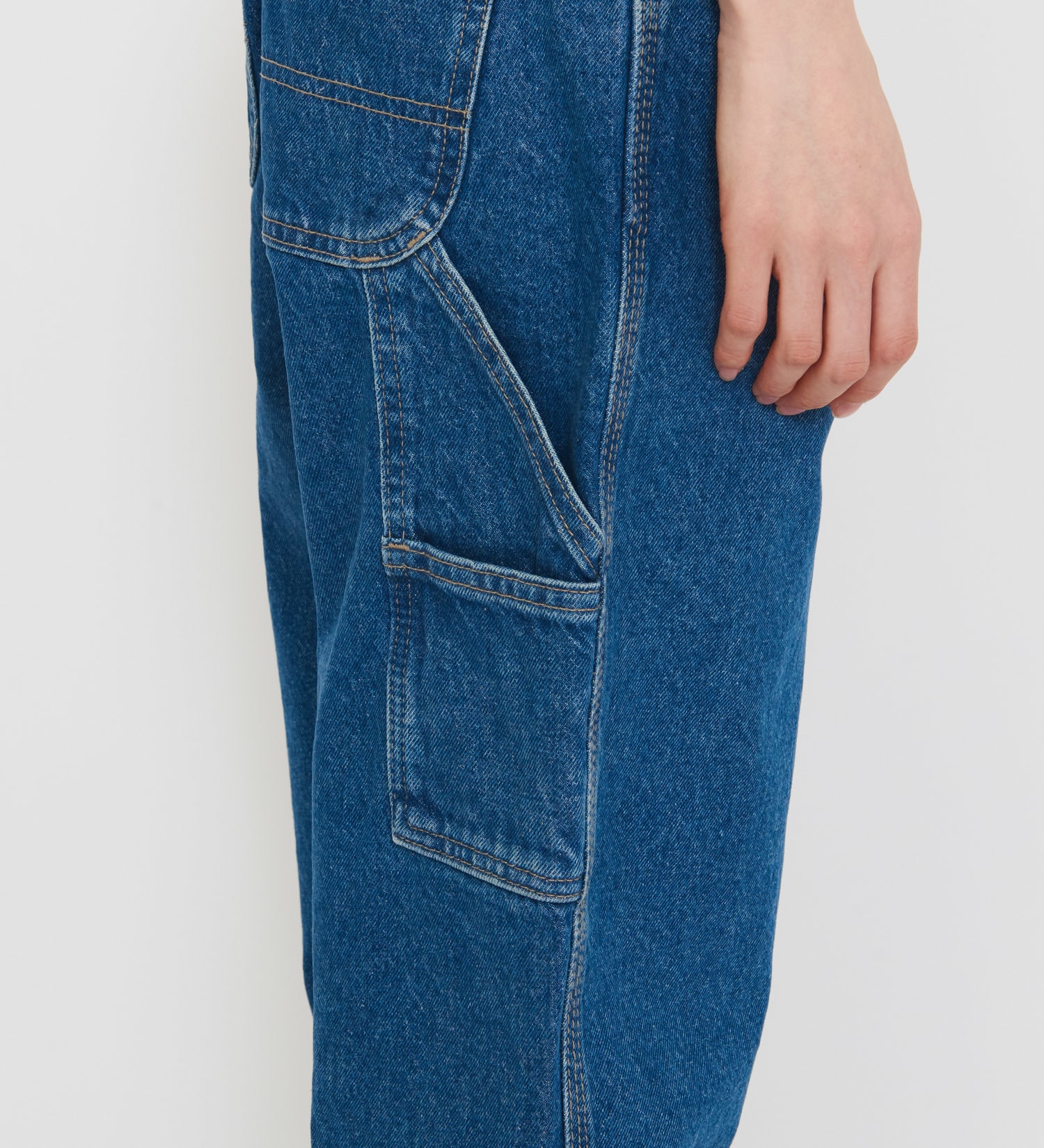 Dickies(ディッキーズ)の1993 ハイウエスト テーパードカーペンターデニムパンツ|パンツ/デニムパンツ/レディース|中色ブルー