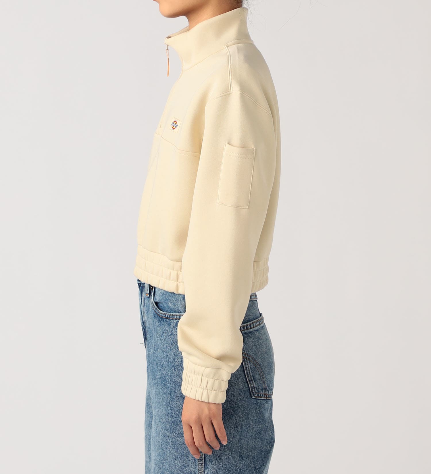Dickies(ディッキーズ)のハーフジップスウェット|トップス/スウェット/レディース|アイボリー