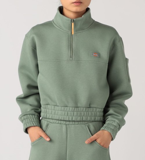 Dickies(ディッキーズ)のハーフジップスウェット|トップス/スウェット/レディース|ミント