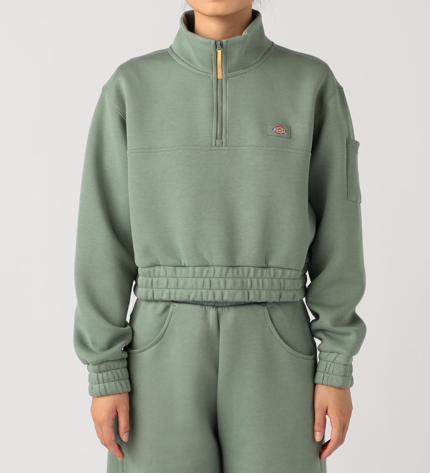 Dickies(ディッキーズ)のハーフジップスウェット|トップス/スウェット/レディース|ミント