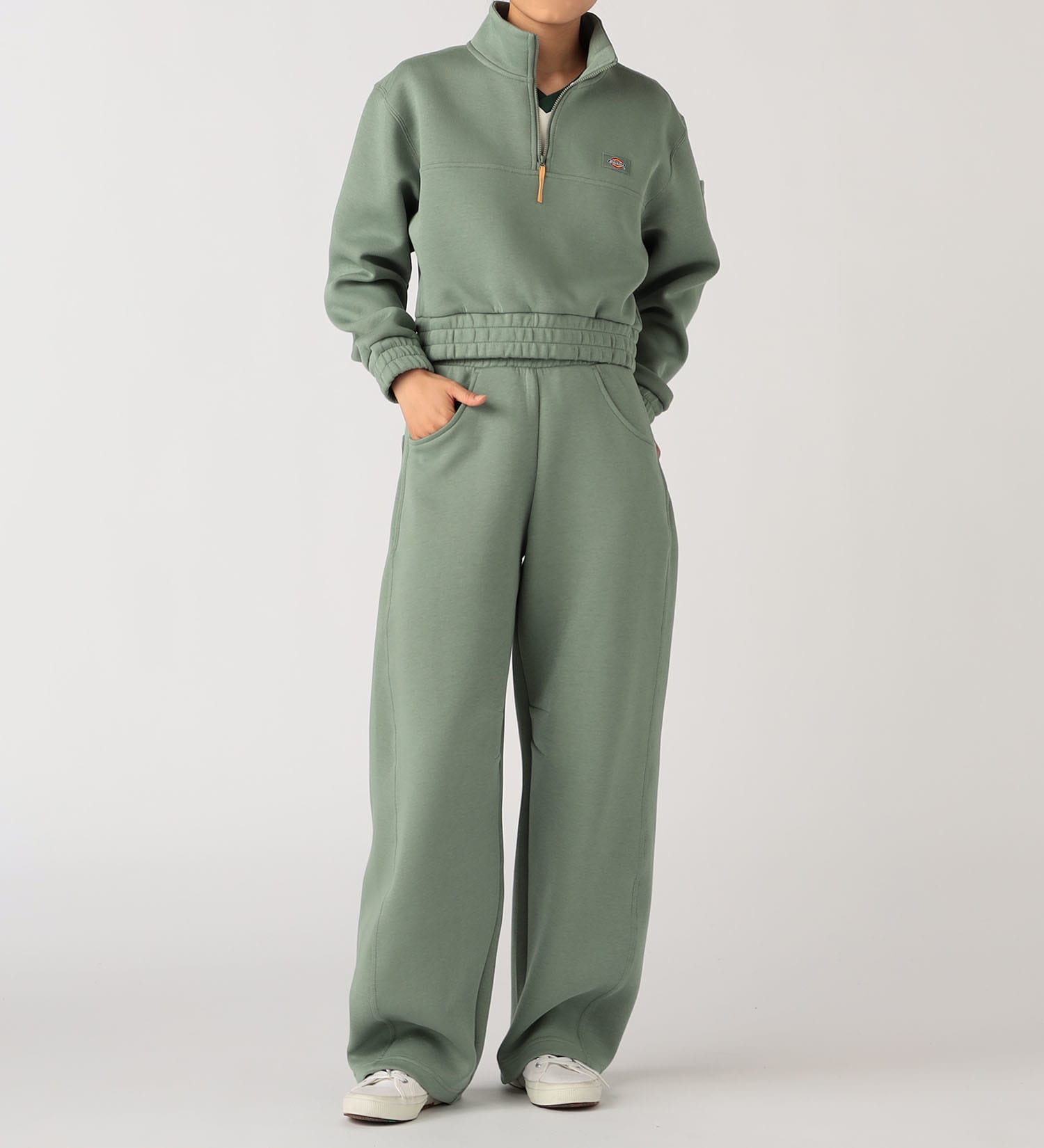 Dickies(ディッキーズ)のハーフジップスウェット|トップス/スウェット/レディース|ミント