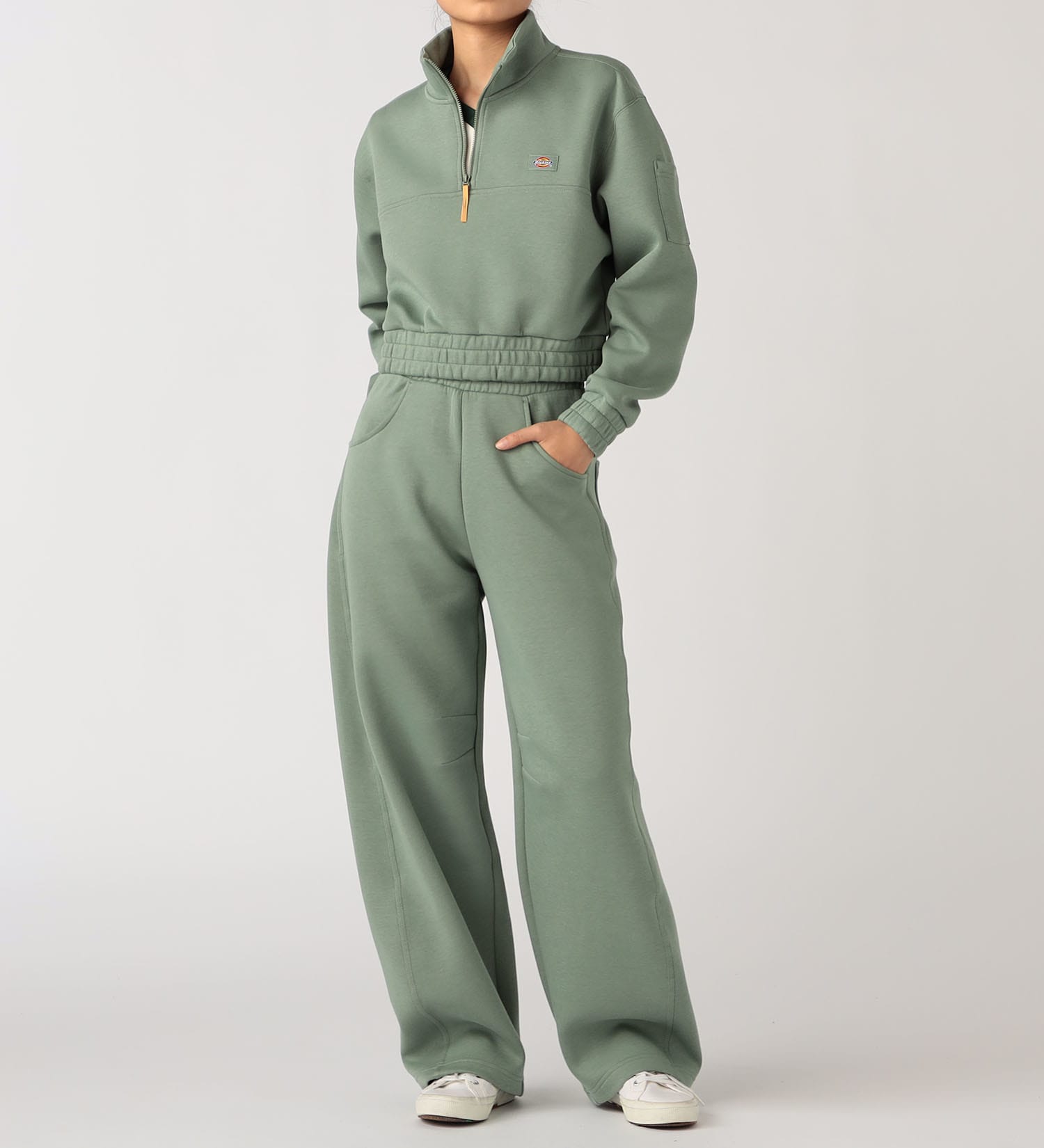 Dickies(ディッキーズ)のハーフジップスウェット|トップス/スウェット/レディース|ミント