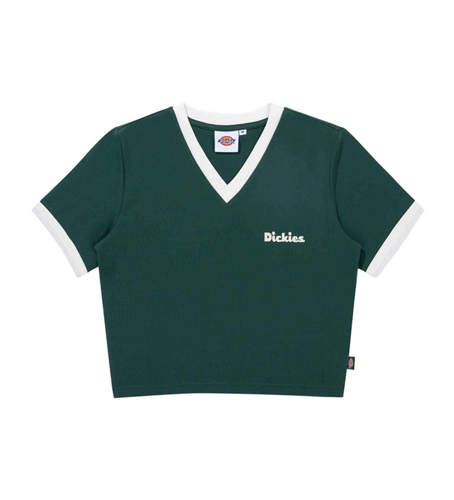 Dickies(ディッキーズ)のエラスティック ジャージー リンガー ショートスリーブティー|トップス/Tシャツ/カットソー/レディース|グリーン