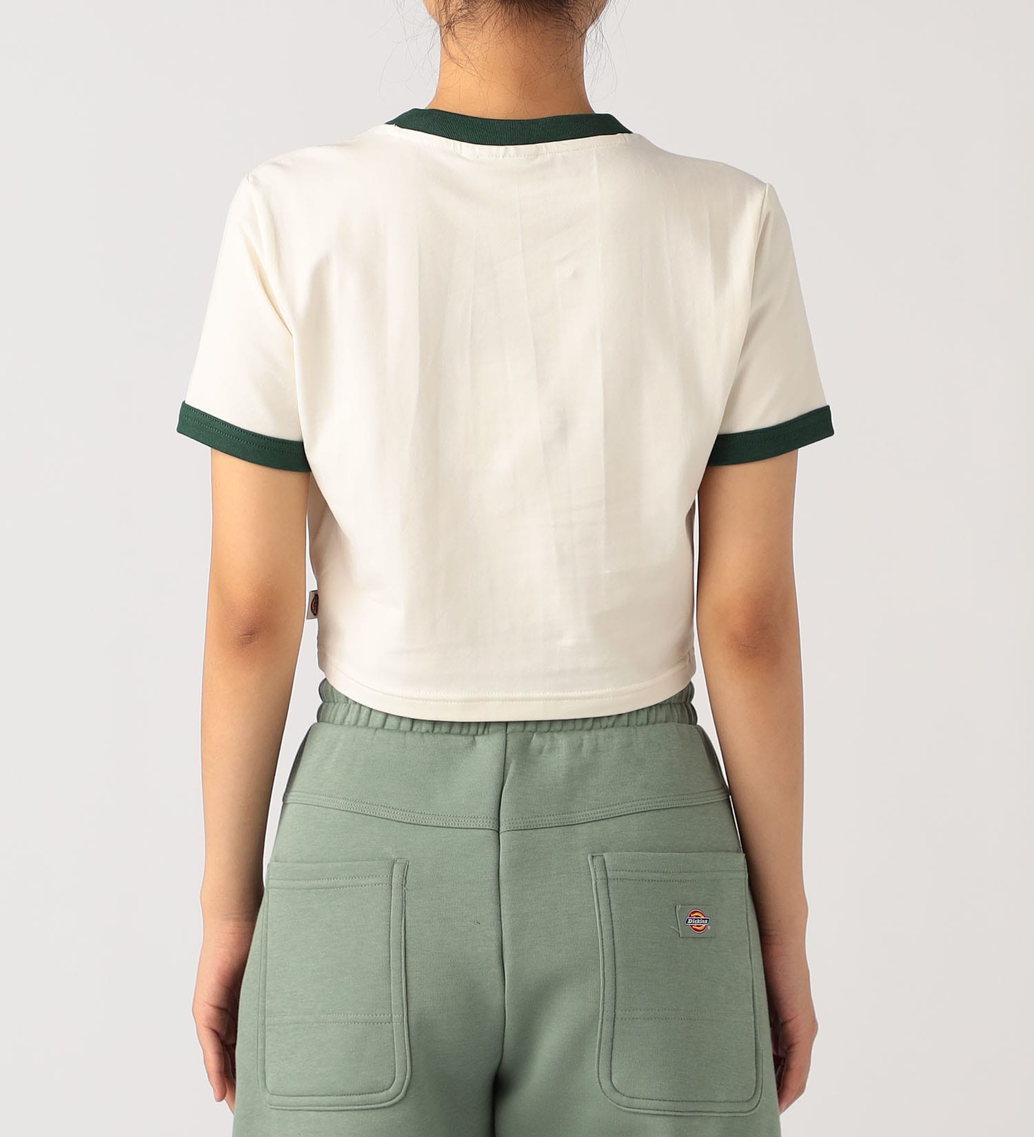 Dickies(ディッキーズ)のエラスティック ジャージー リンガー ショートスリーブティー|トップス/Tシャツ/カットソー/レディース|アイボリー