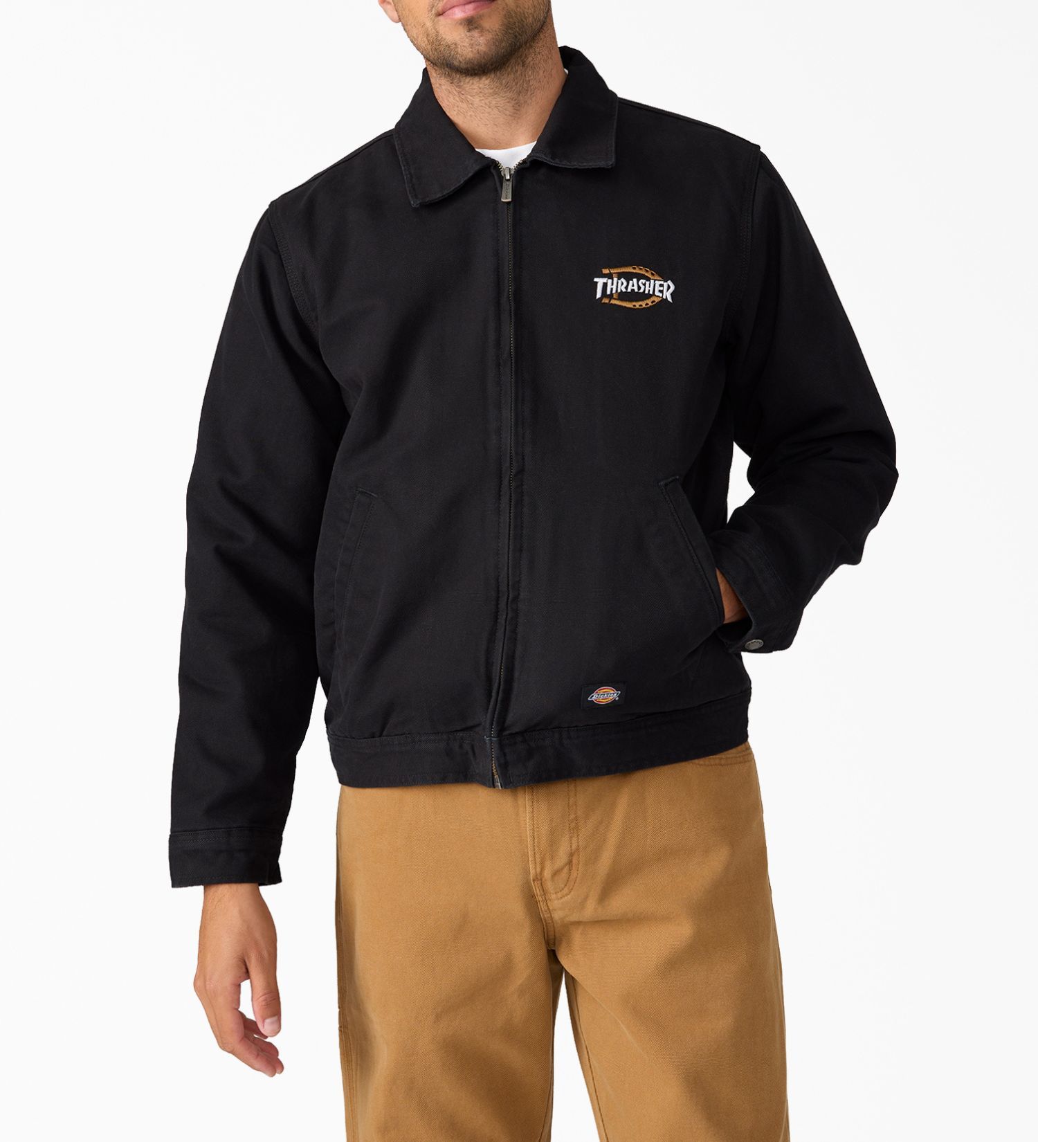Dickies(ディッキーズ)の【Dickies x THRASHER】Cotton Jacket|ジャケット/アウター/その他アウター/メンズ|ブラック