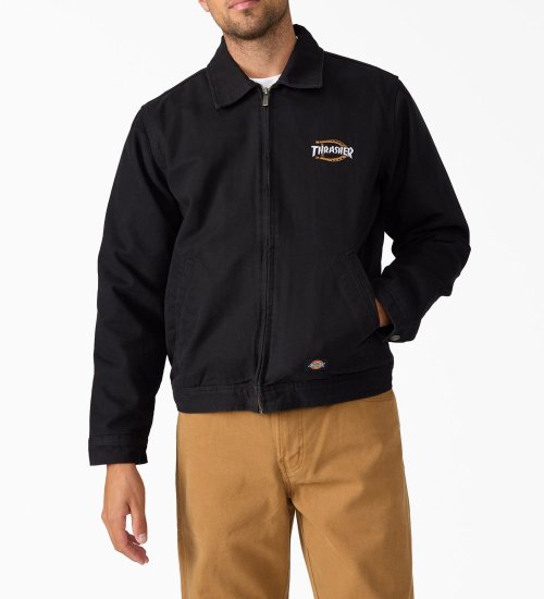 Dickies(ディッキーズ)の【Dickies x THRASHER】Cotton Jacket|ジャケット/アウター/その他アウター/メンズ|ブラック
