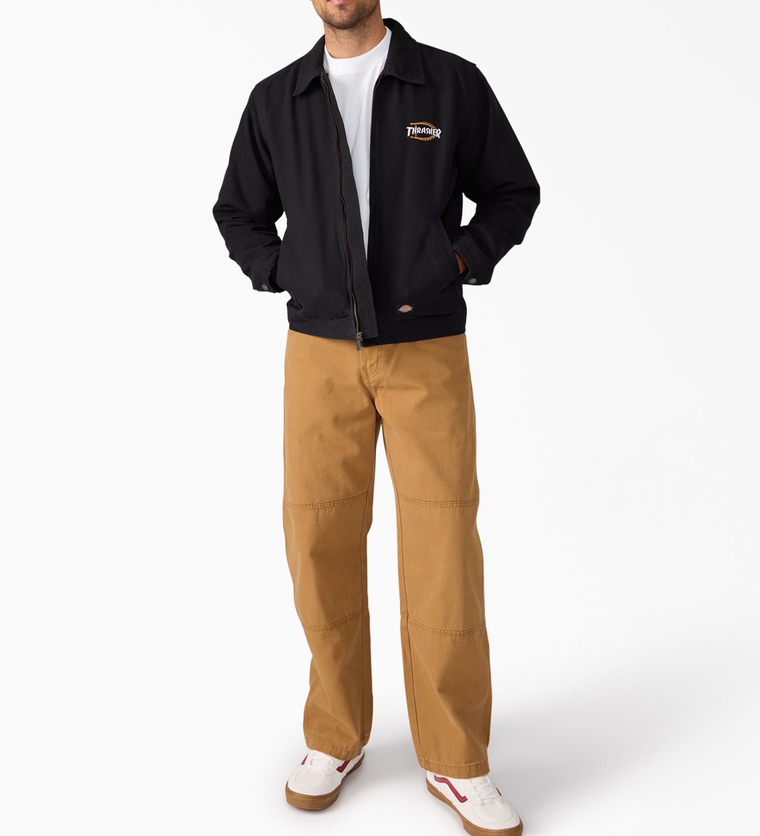Dickies(ディッキーズ)の【Dickies x THRASHER】Cotton Jacket|ジャケット/アウター/その他アウター/メンズ|ブラック