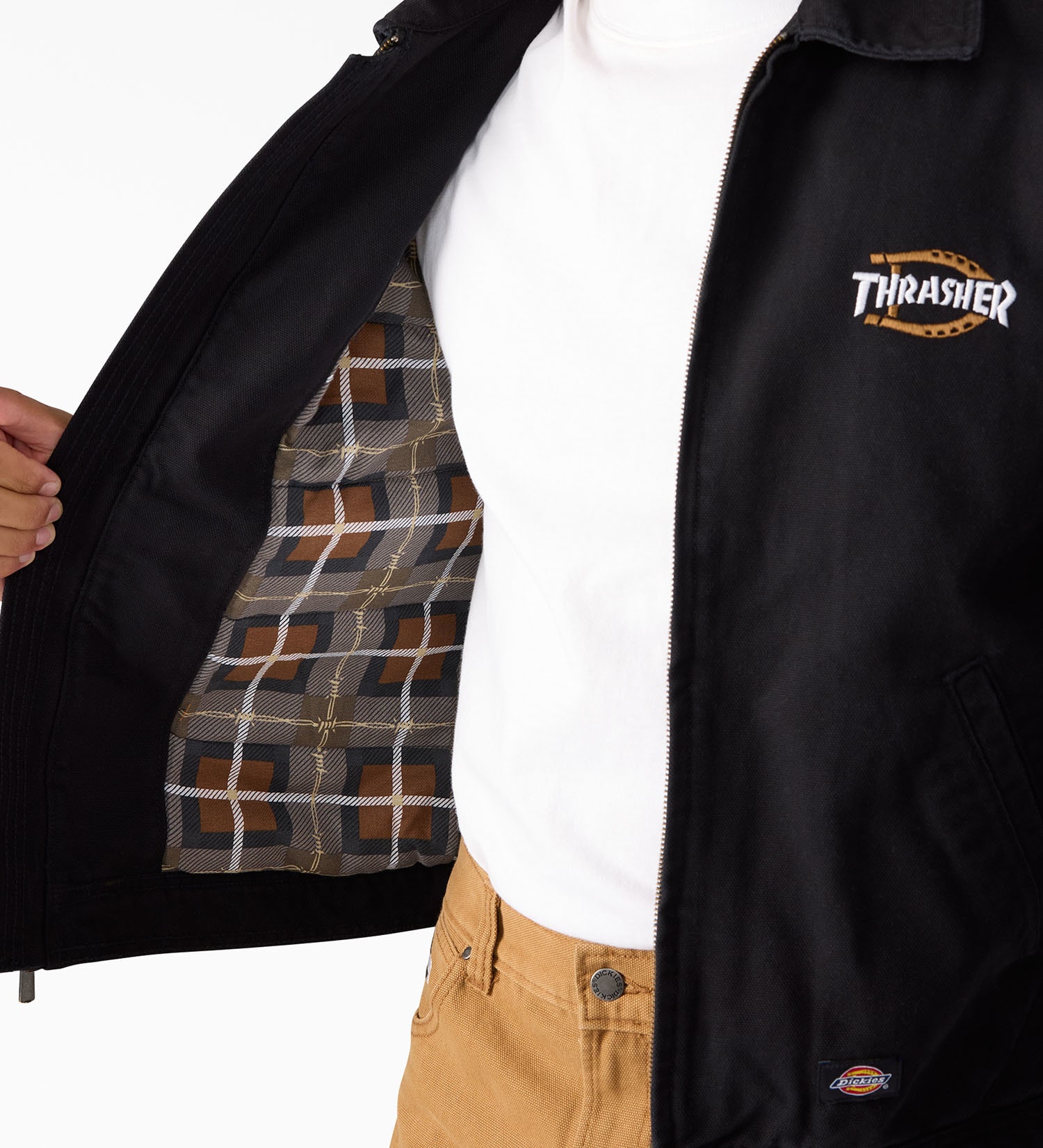 Dickies(ディッキーズ)の【Dickies x THRASHER】Cotton Jacket|ジャケット/アウター/その他アウター/メンズ|ブラック
