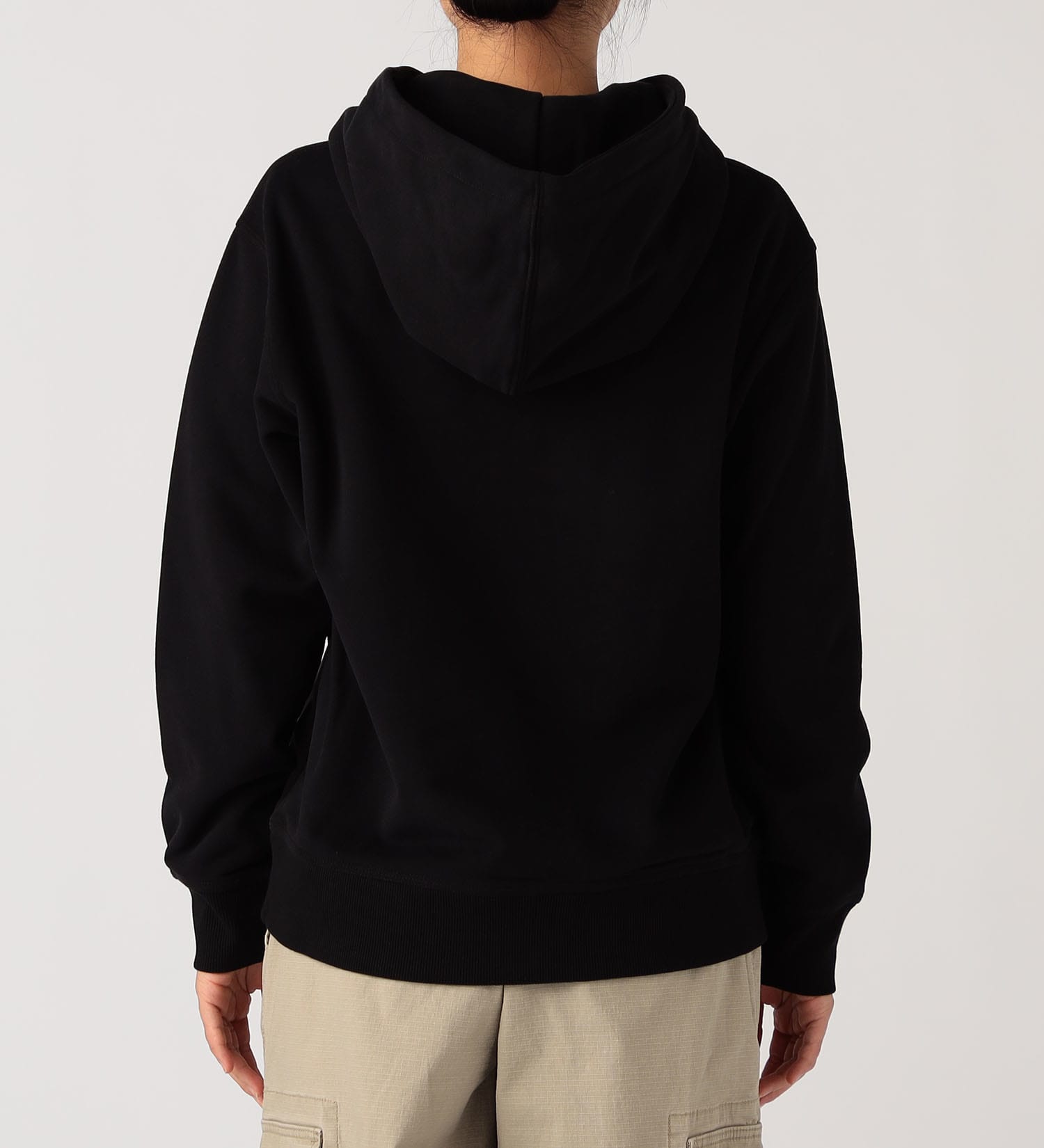 Dickies(ディッキーズ)のハーフジップフーディ―|トップス/パーカー/レディース|ブラック