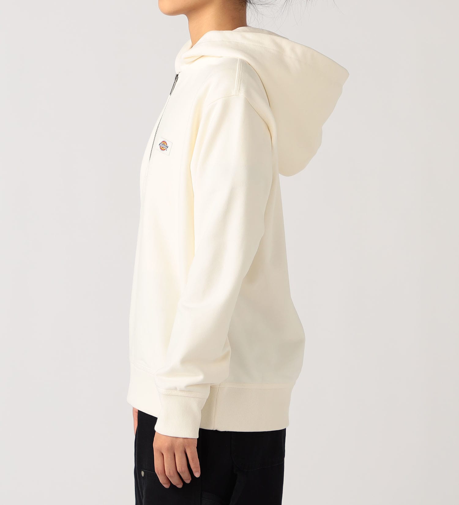 Dickies(ディッキーズ)のハーフジップフーディ―|トップス/パーカー/レディース|ホワイト