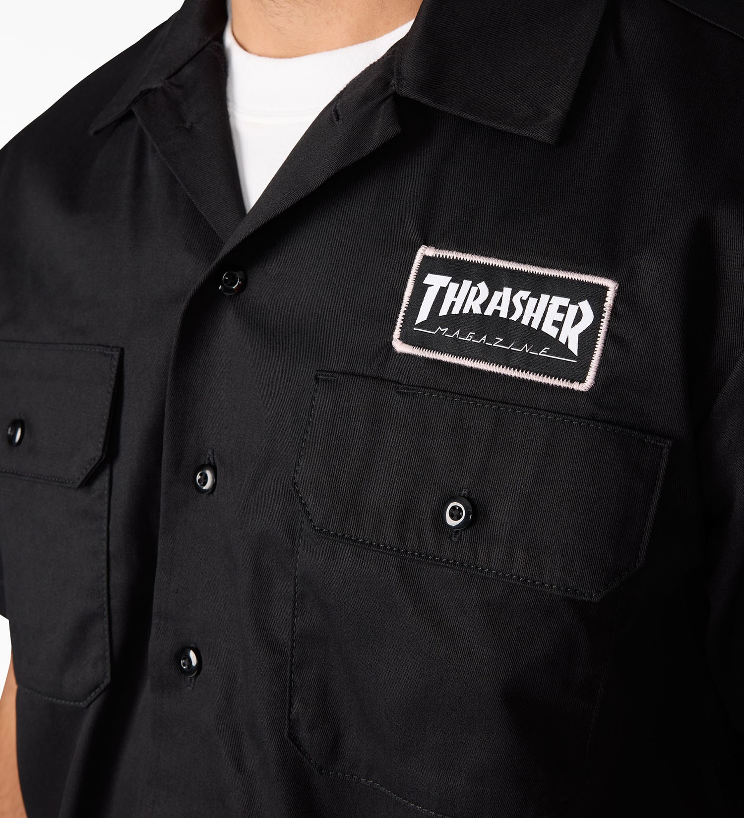 Dickies(ディッキーズ)の【Dickies x THRASHER】Canvas SHRT|トップス/シャツ/ブラウス/メンズ|ブラック
