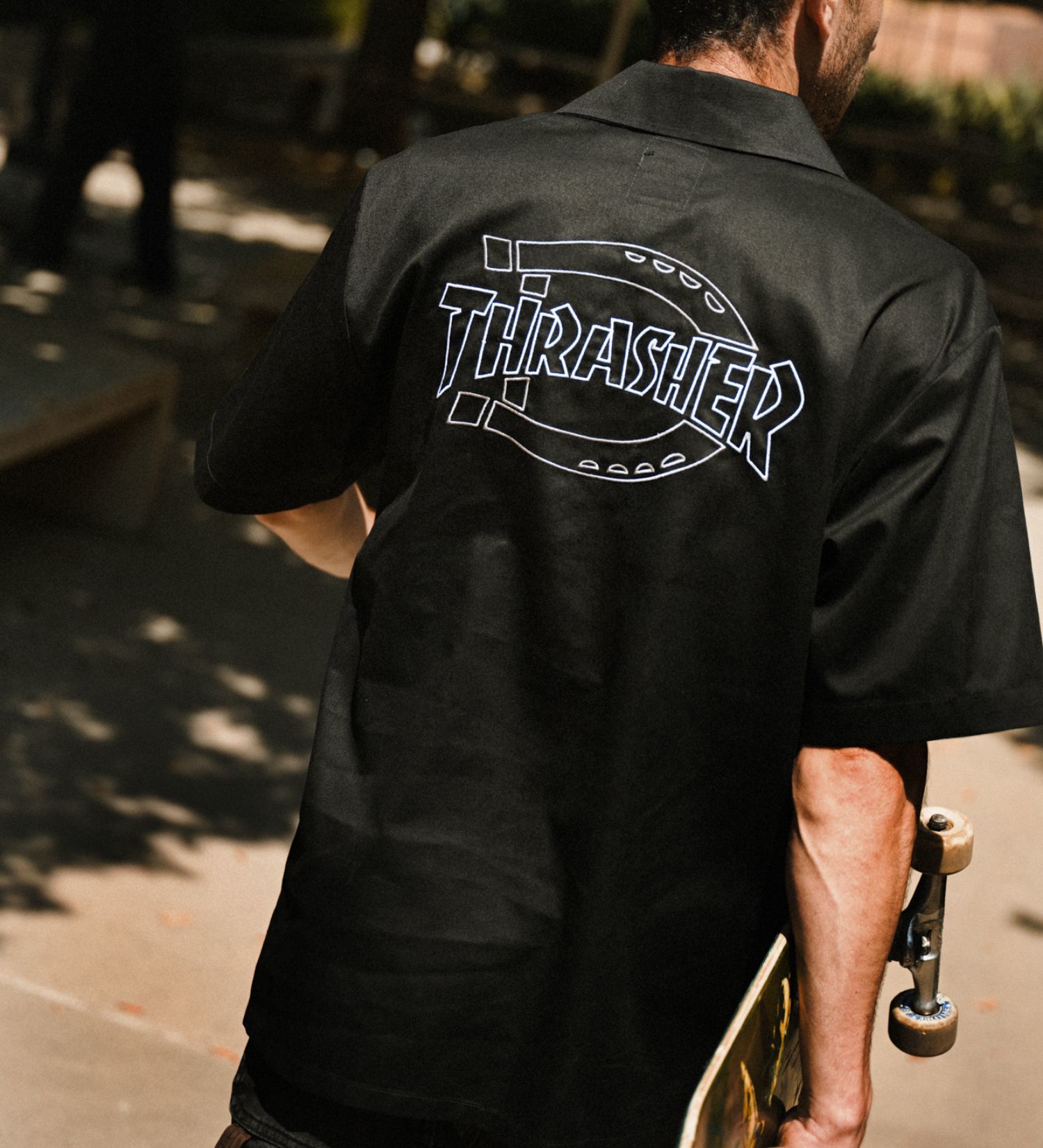 Dickies(ディッキーズ)の【Dickies x THRASHER】Canvas SHRT|トップス/シャツ/ブラウス/メンズ|ブラック