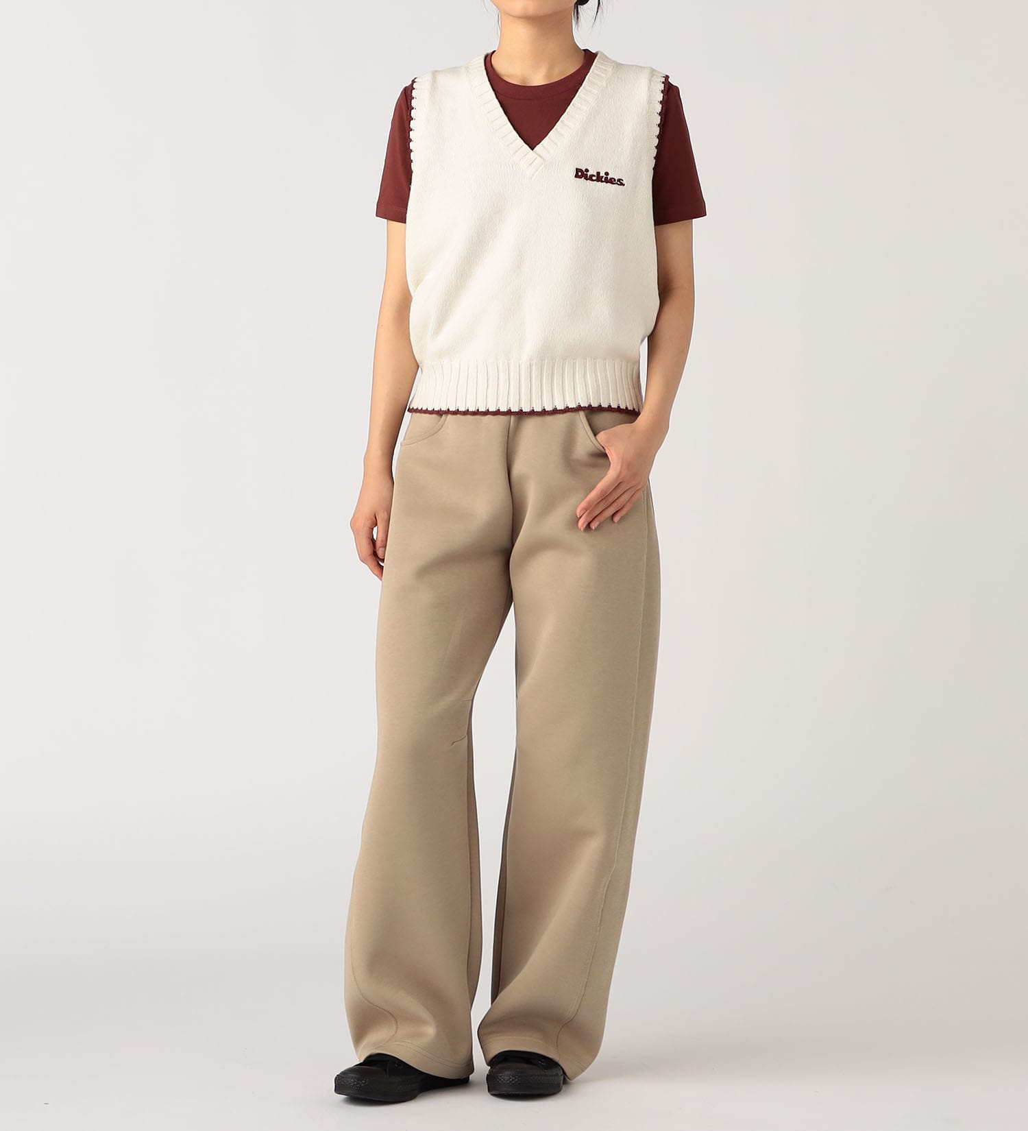 Dickies(ディッキーズ)のスキューバ―ジャージパンツ|パンツ/パンツ/レディース|ベージュ