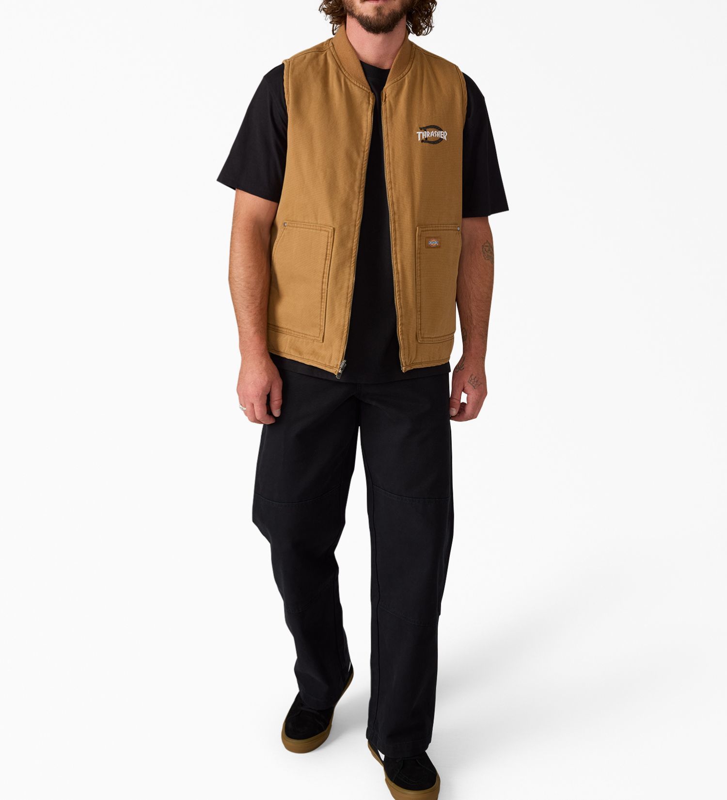 Dickies(ディッキーズ)の【Dickies x THRASHER】ReversibleVest|トップス/その他トップス/メンズ|ブラウン