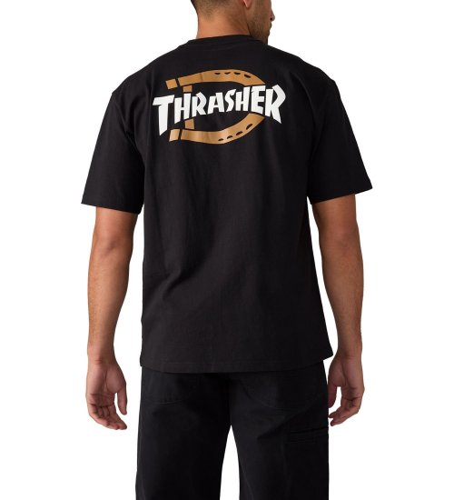 Dickies(ディッキーズ)の【Dickies x THRASHER】Cotton Tee|トップス/Tシャツ/カットソー/メンズ|ブラック