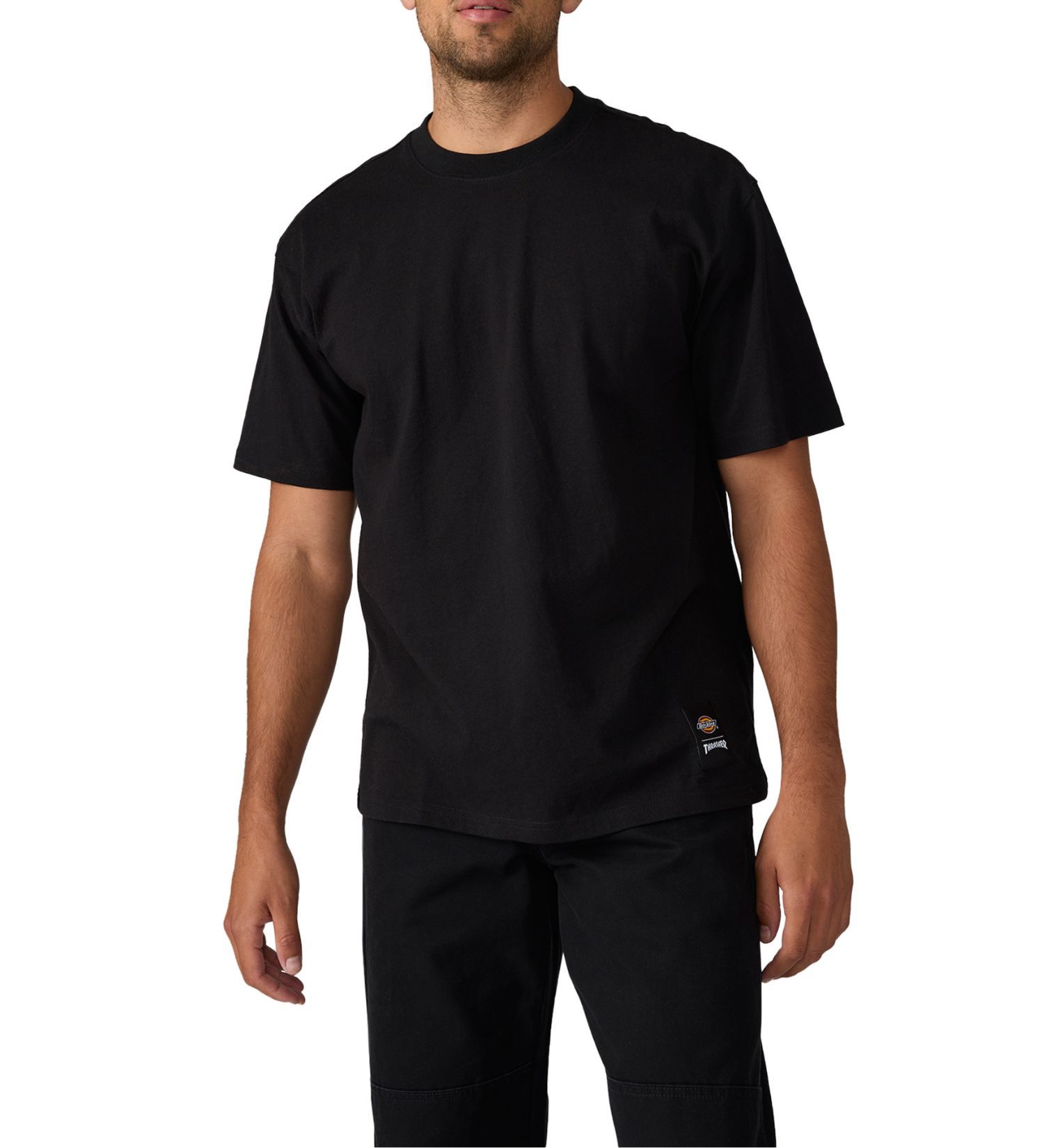 Dickies(ディッキーズ)の【Dickies x THRASHER】Cotton Tee|トップス/Tシャツ/カットソー/メンズ|ブラック