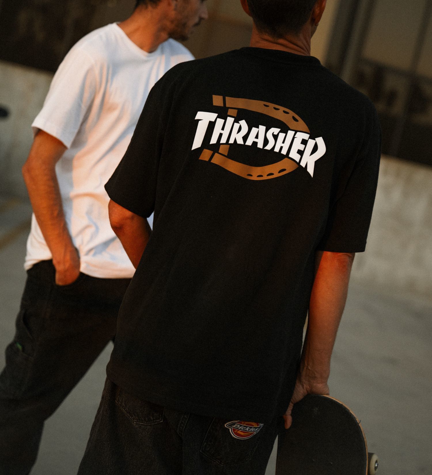 Dickies(ディッキーズ)の【Dickies x THRASHER】Cotton Tee|トップス/Tシャツ/カットソー/メンズ|ブラック