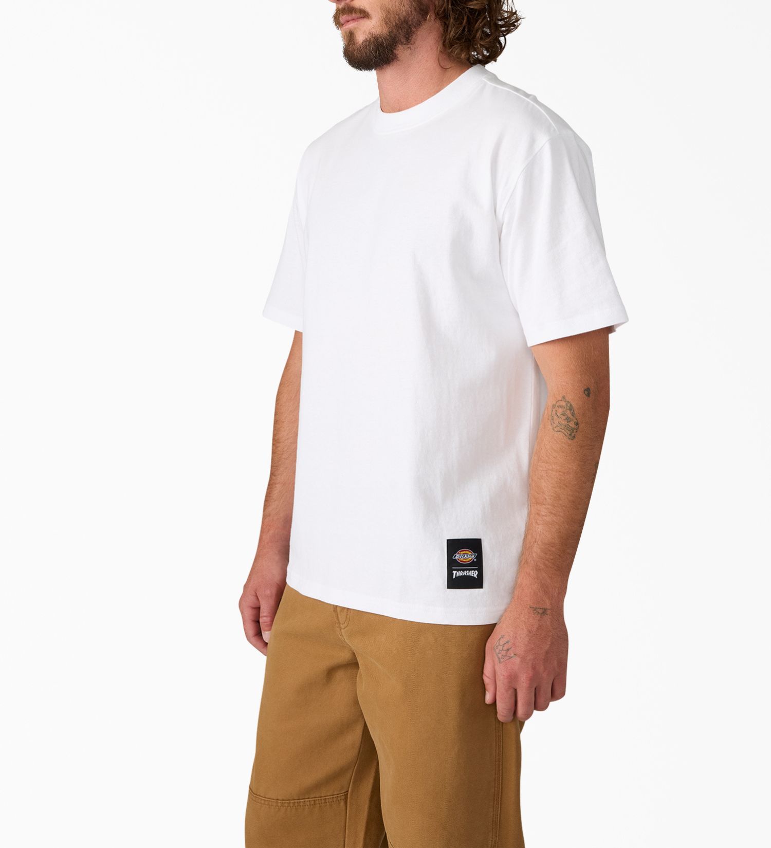 Dickies(ディッキーズ)の【Dickies x THRASHER】Cotton Tee|トップス/Tシャツ/カットソー/メンズ|ホワイト