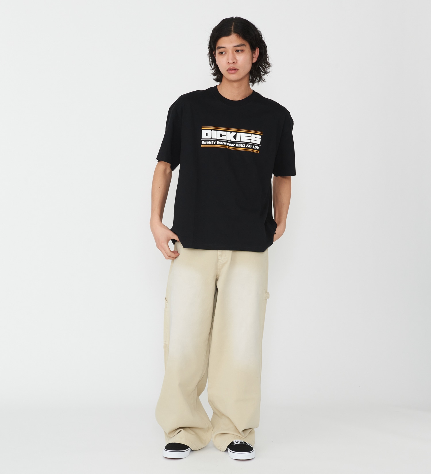 Dickies(ディッキーズ)のヘビージャージー ダービーTシャツ 半袖|トップス/Tシャツ/カットソー/メンズ|ブラック