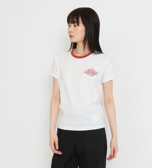 プレーンビル リンガーTシャツ 半袖